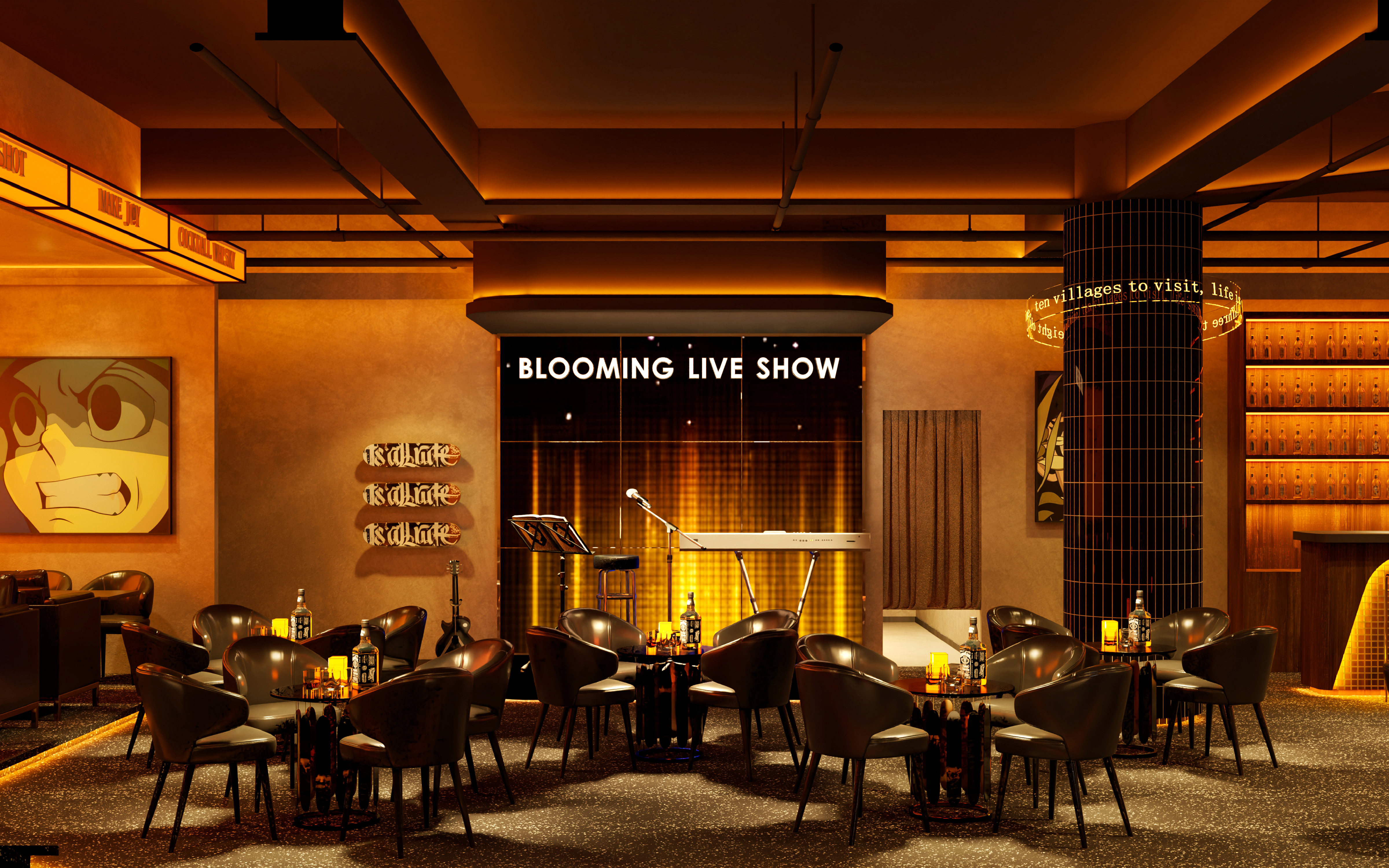 3dmax，3D rendering，indoor，vray，design sketch，