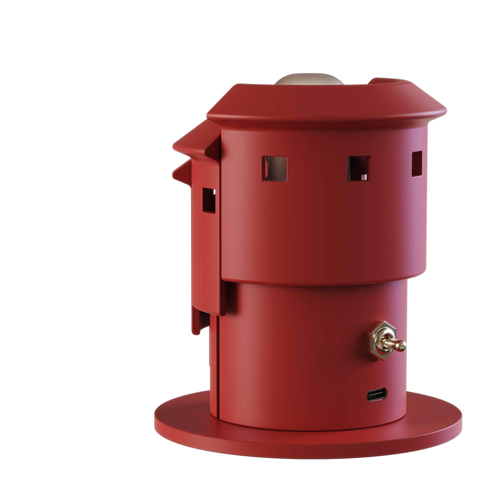 Fujian Tulou，Desktop night light，Magnetic attraction，modularization，Cultural and creative design，