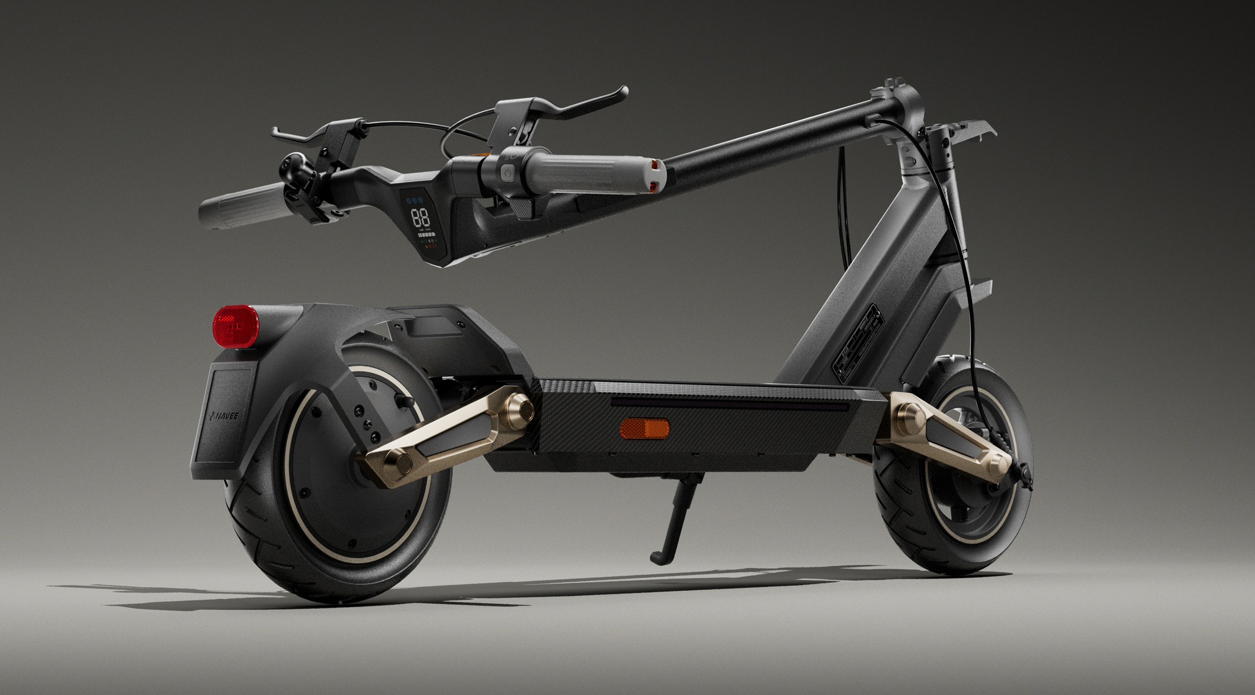 Scooter，Electric scooter，Render，vehicle，millet，Pursuit，