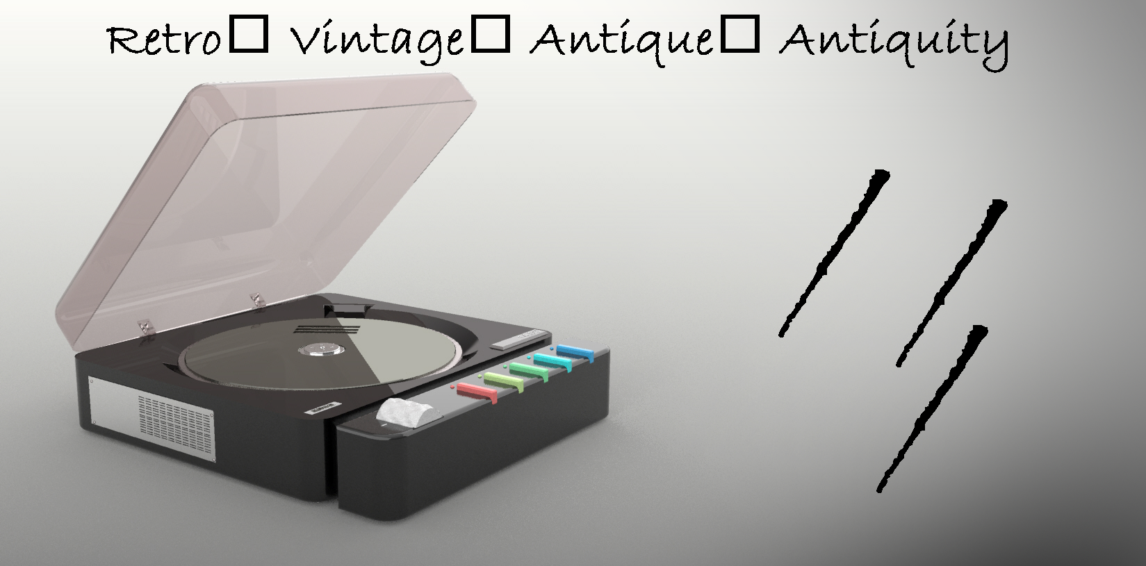 Retro，Electronics，fashion，innovate，