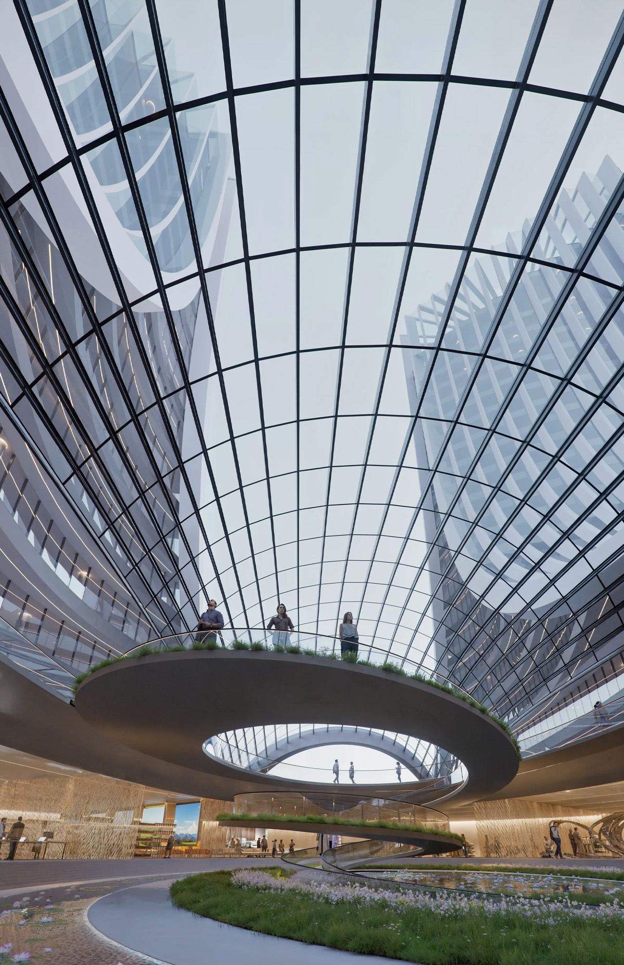 Naples，Futurism，Green building，Metal Twin Towers，