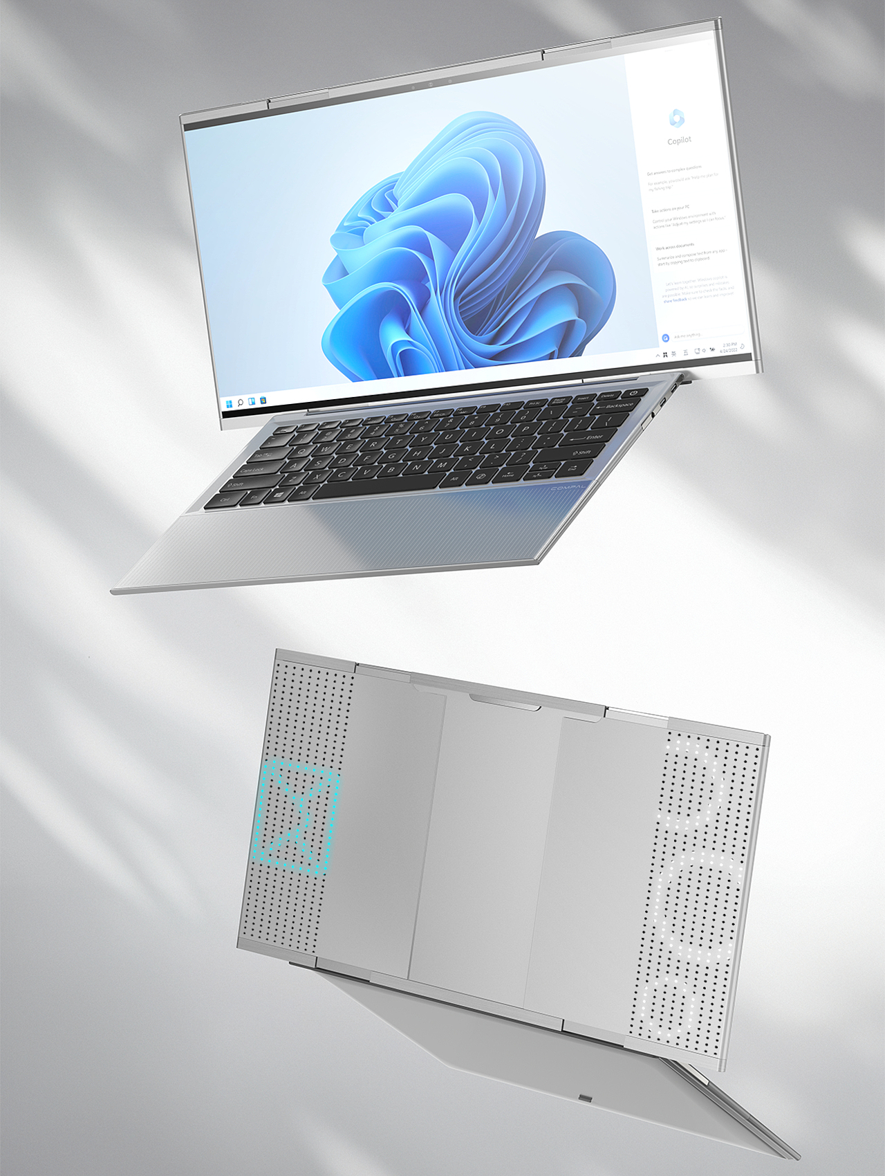 Curable screen，Notebook computer，Ultra Widescreen，COMPAL，