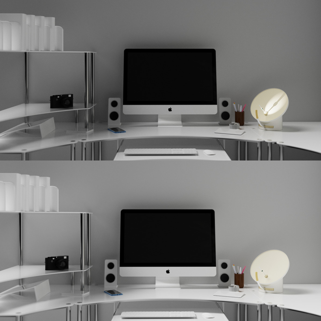 sundial，Clock，light and shadow design，Time perception，