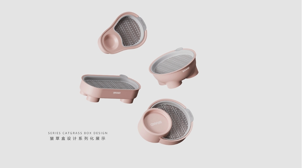 Cat grass box，product design，original，