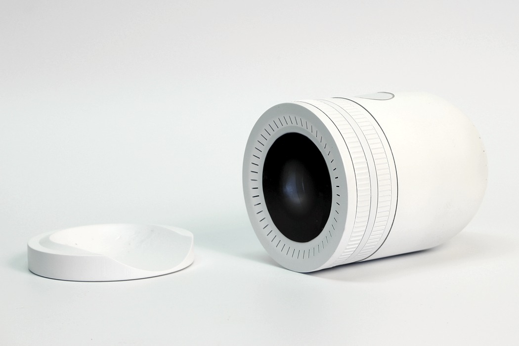 Magnetic attraction，white，lovely，Projector，