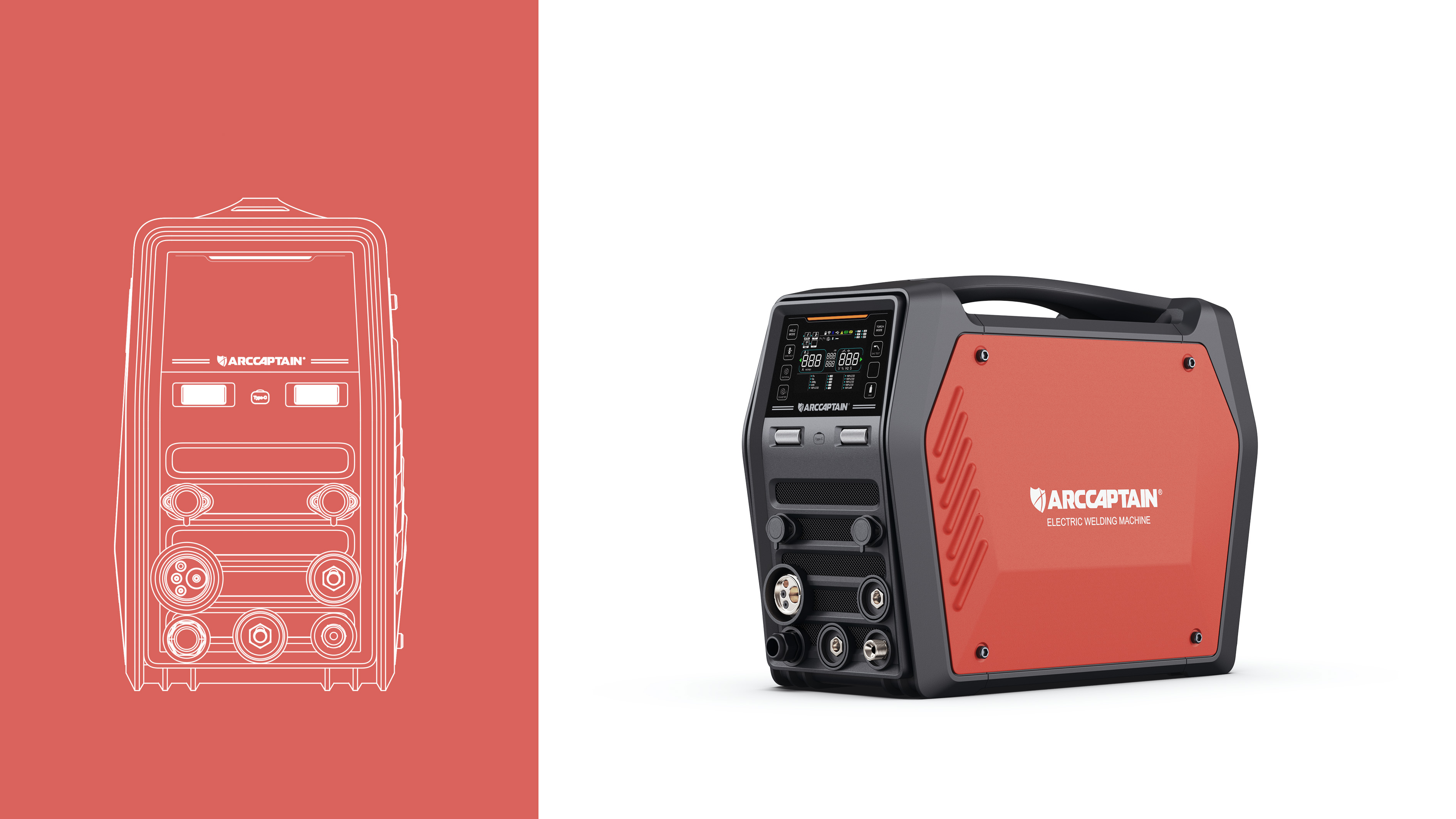 Electric welding machine，Curiosity Design，Tools and equipment，multi-function，