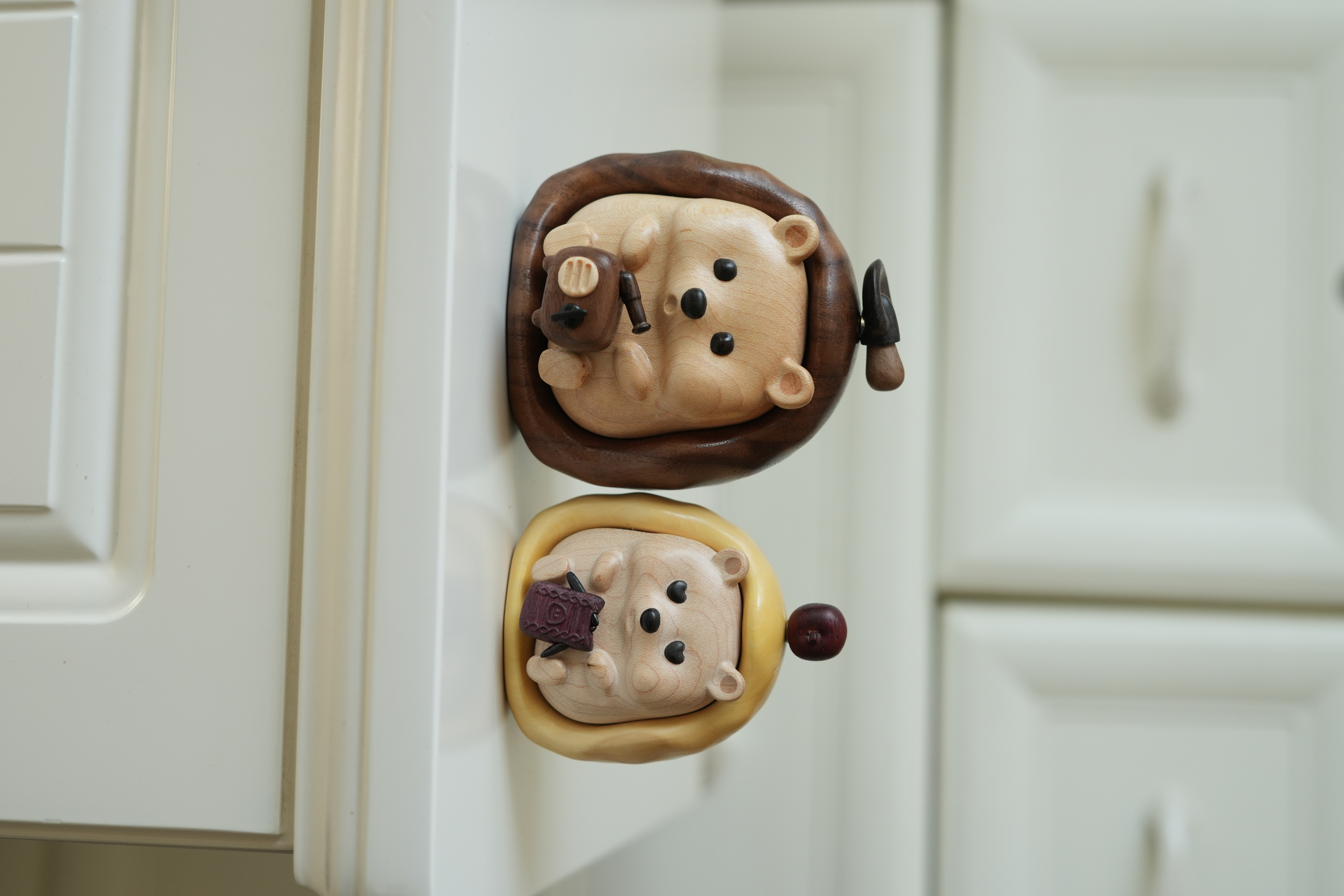 Original Wood，Solid wood products，Cute hedgehog，Solid wood ornaments，Handicrafts，