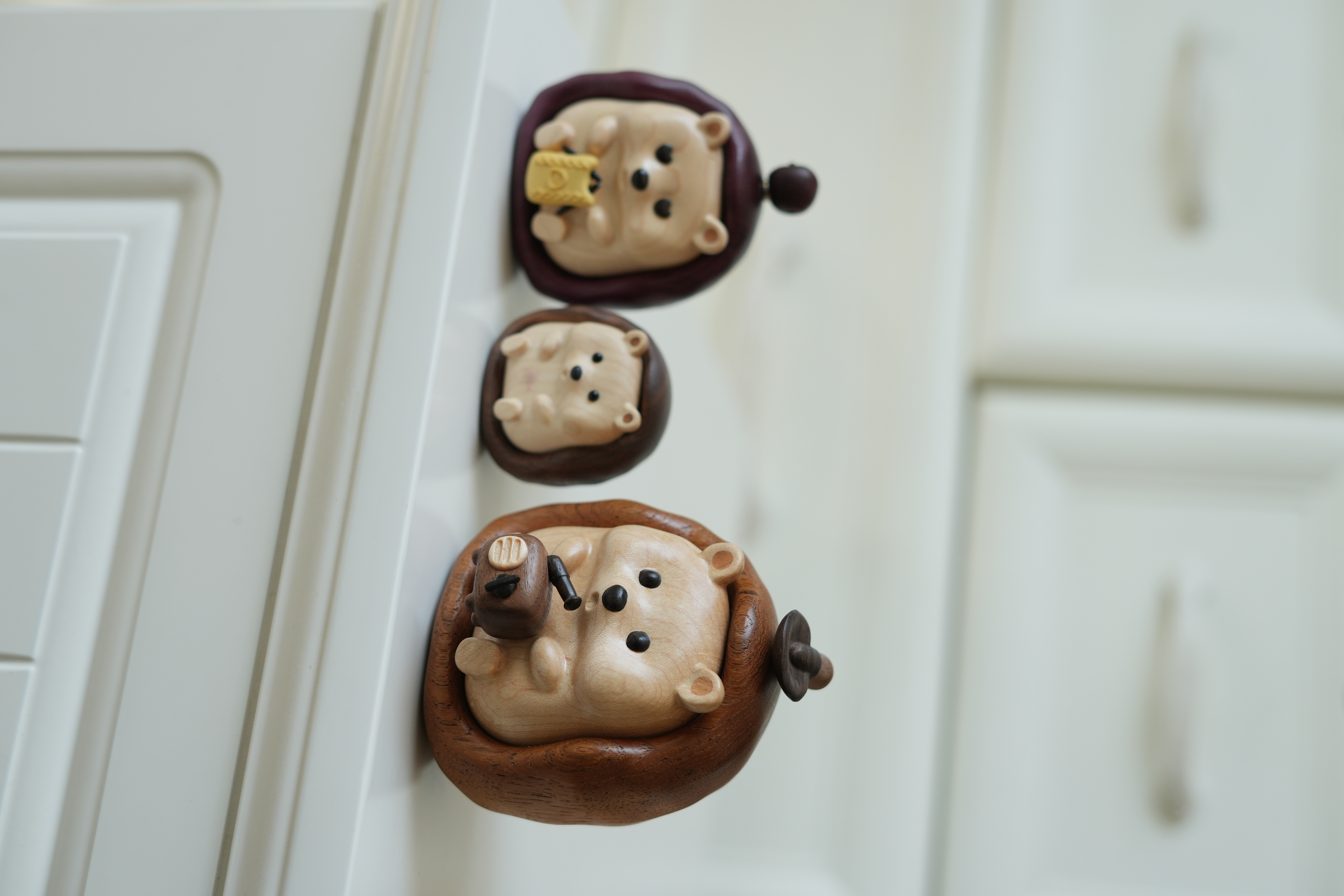 Original Wood，Solid wood products，Cute hedgehog，Solid wood ornaments，Handicrafts，