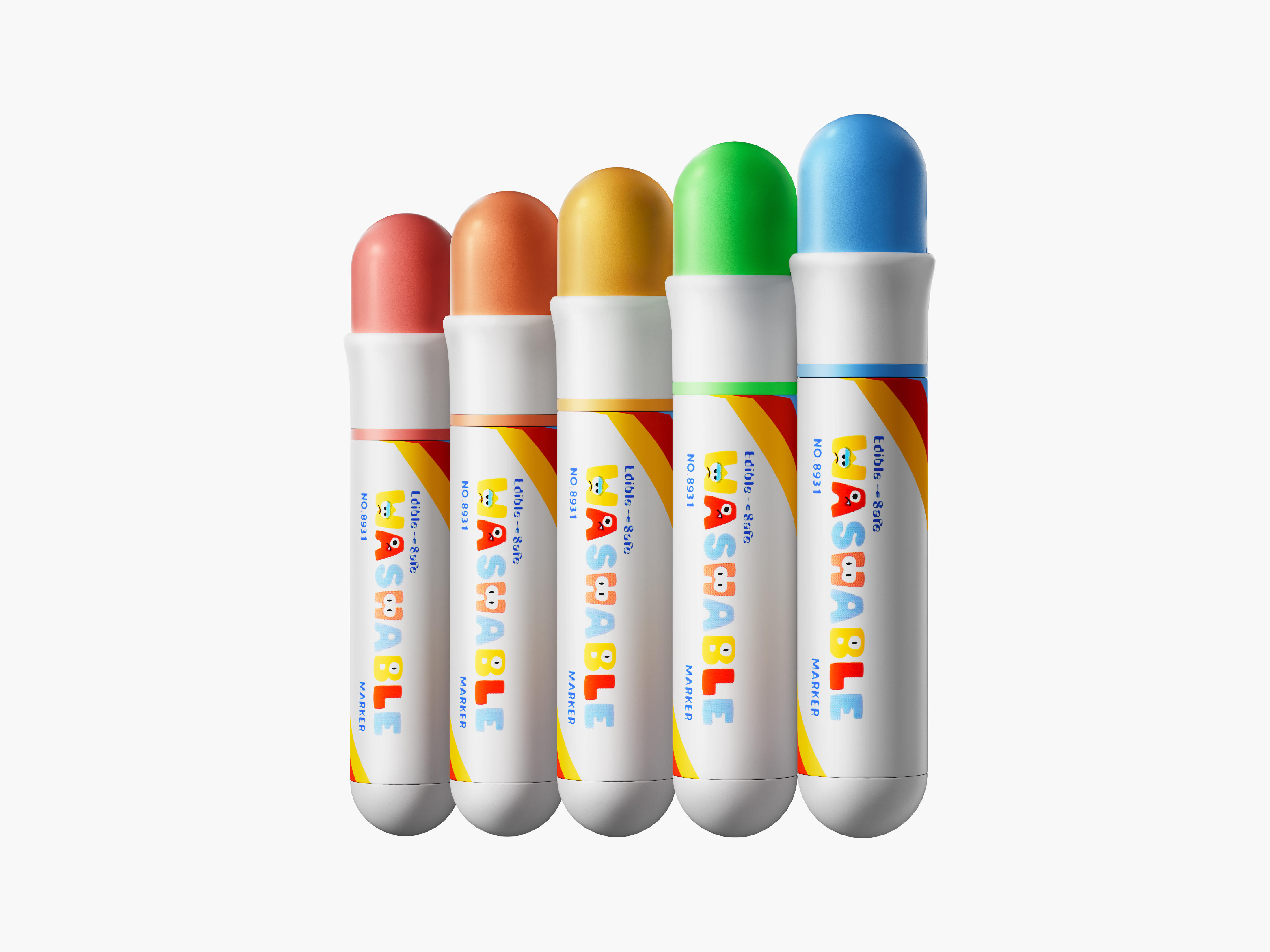 Watercolor pen，Stationery design，Mother and baby，industrial design，