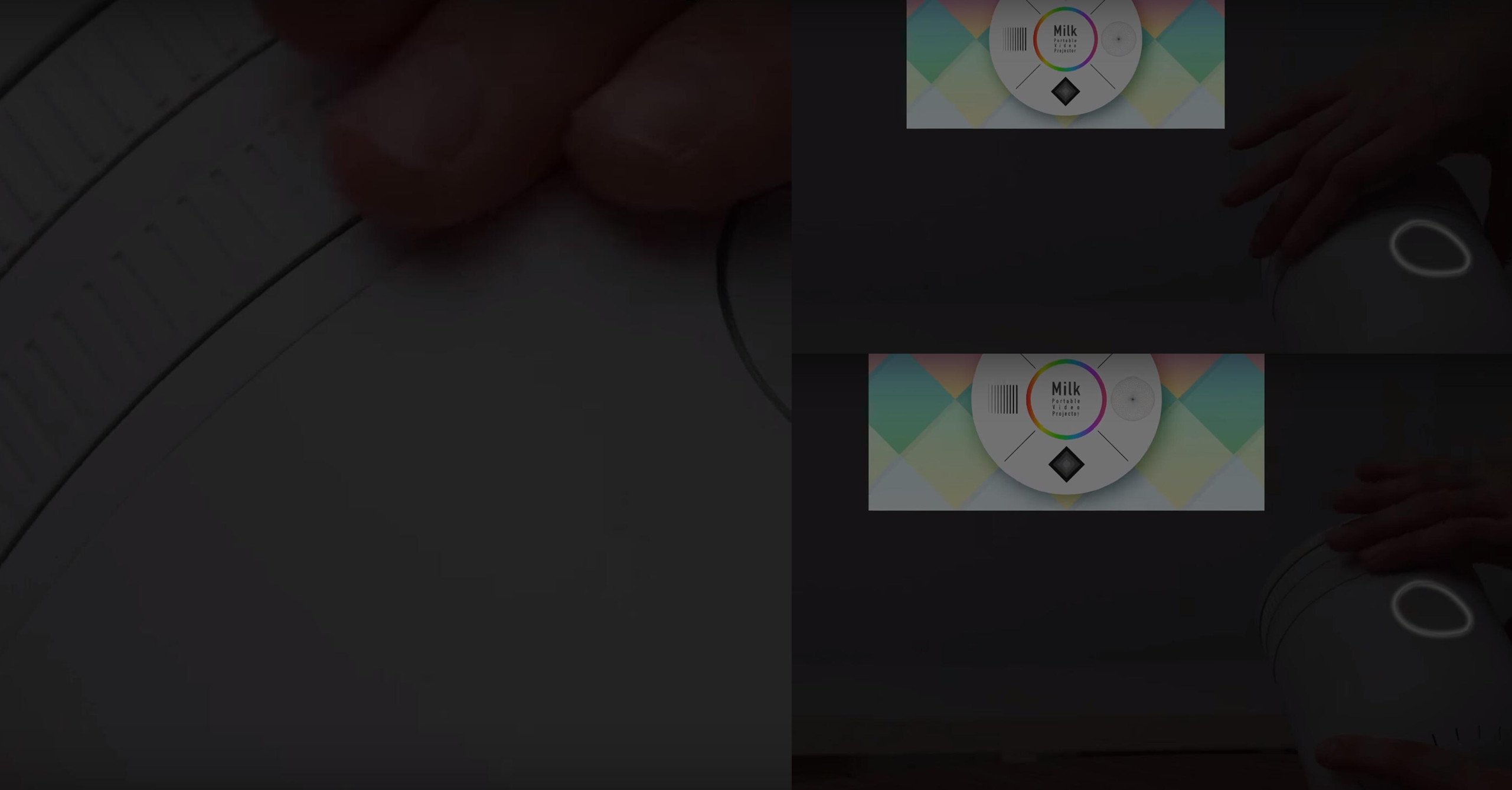 Magnetic attraction，white，lovely，Projector，