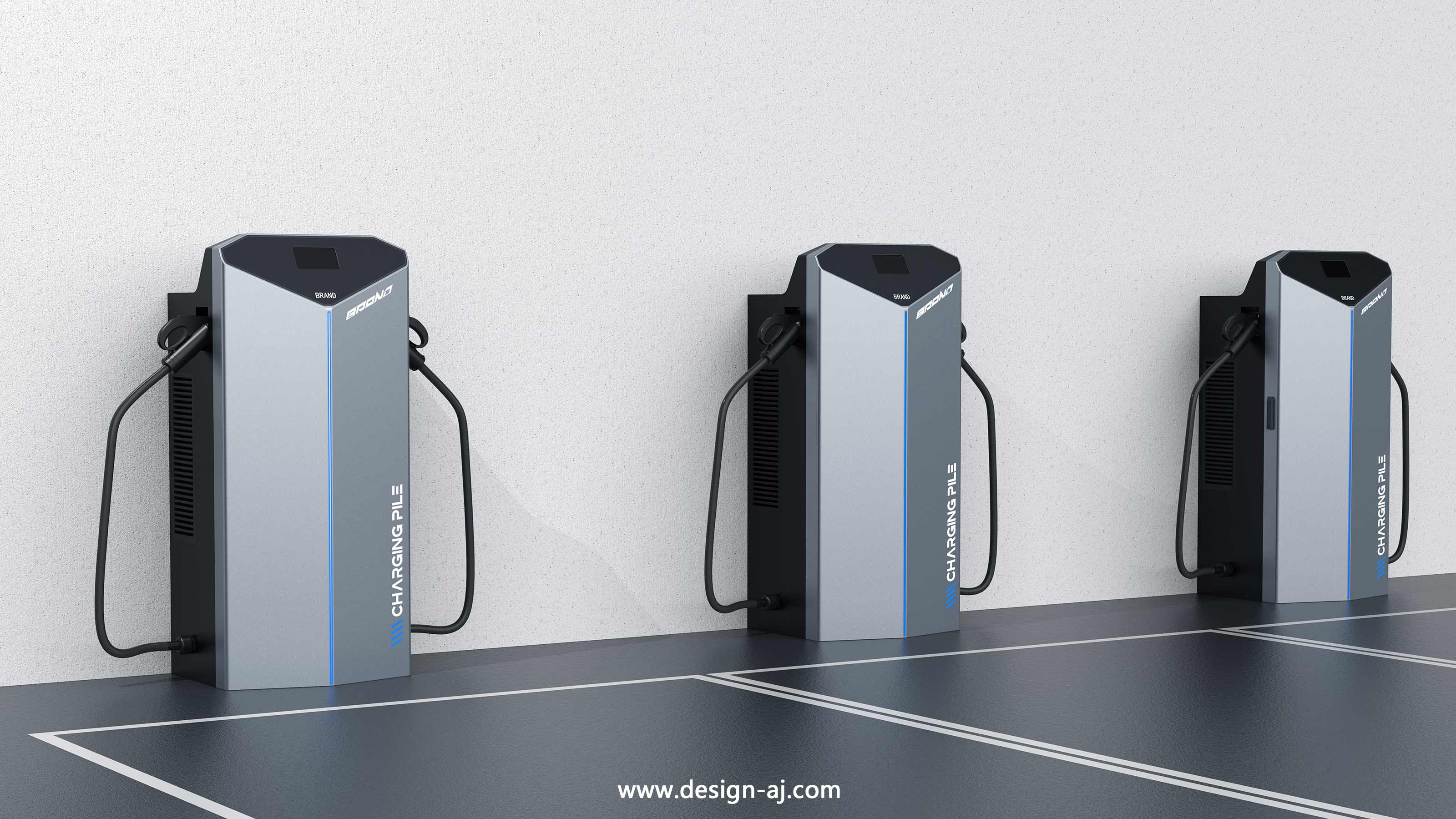 Charging pile design，Intelligent charging pile，New Energy Product Design，Industrial equipment design，Aijia industrial design，120kw charging pile design，Sheet metal equipment design，