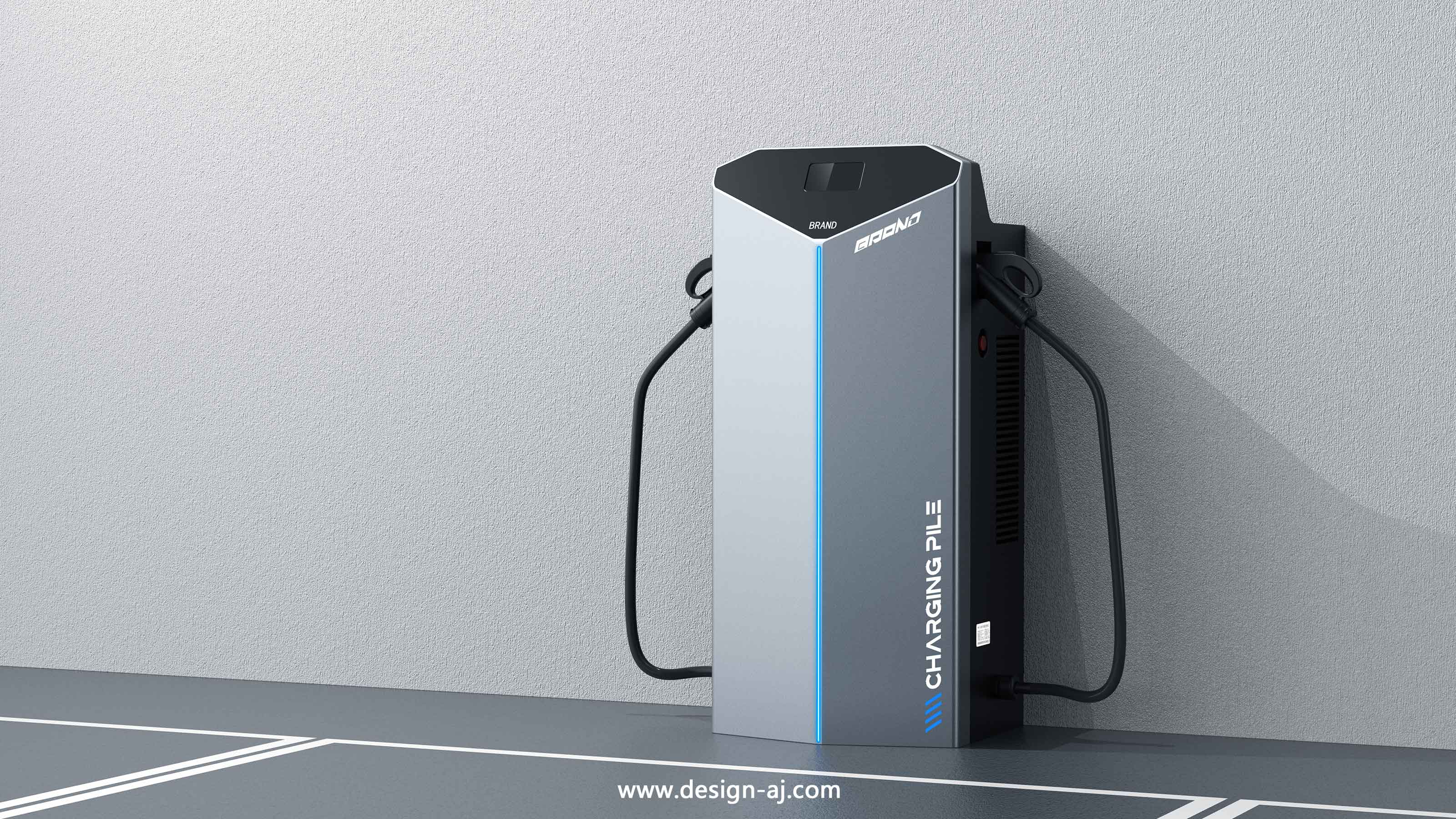 Charging pile design，Intelligent charging pile，New Energy Product Design，Industrial equipment design，Aijia industrial design，120kw charging pile design，Sheet metal equipment design，