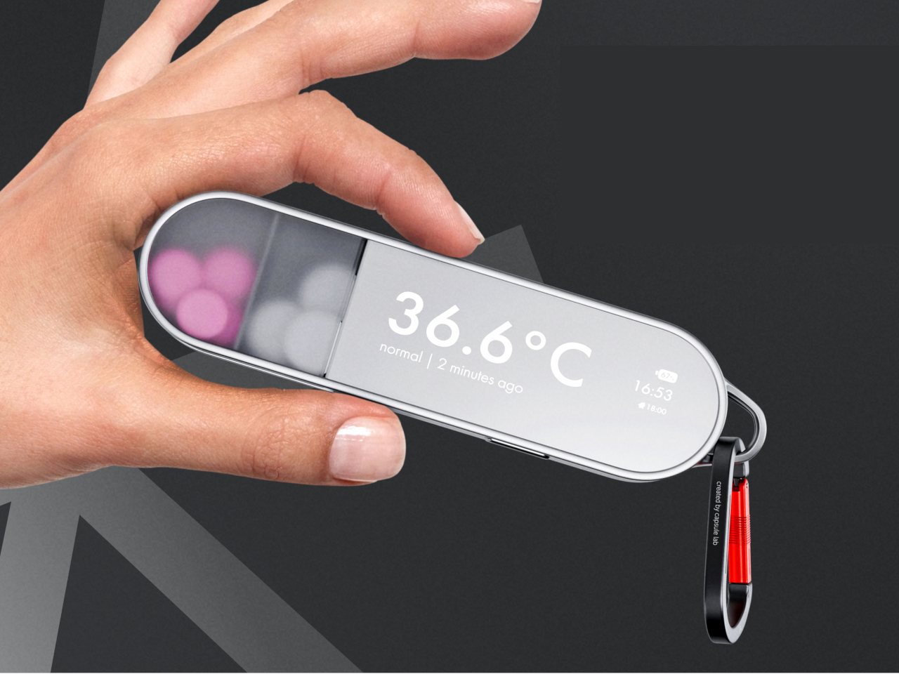 Health Tool，conceptual design，Digital thermometer，Medical supplies，