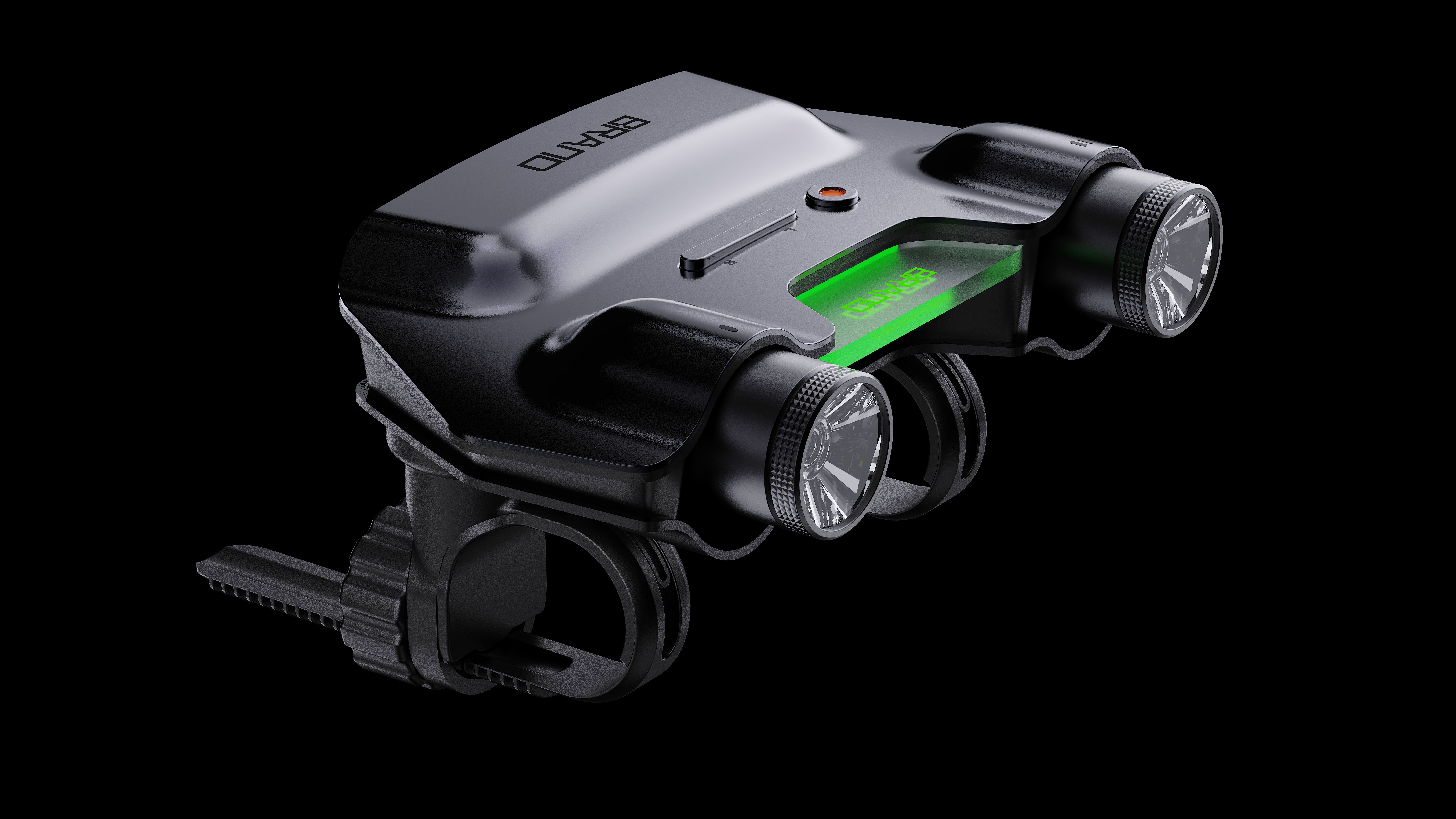 industrial design，product design，outdoors，Bicycle light design，conceptual design，