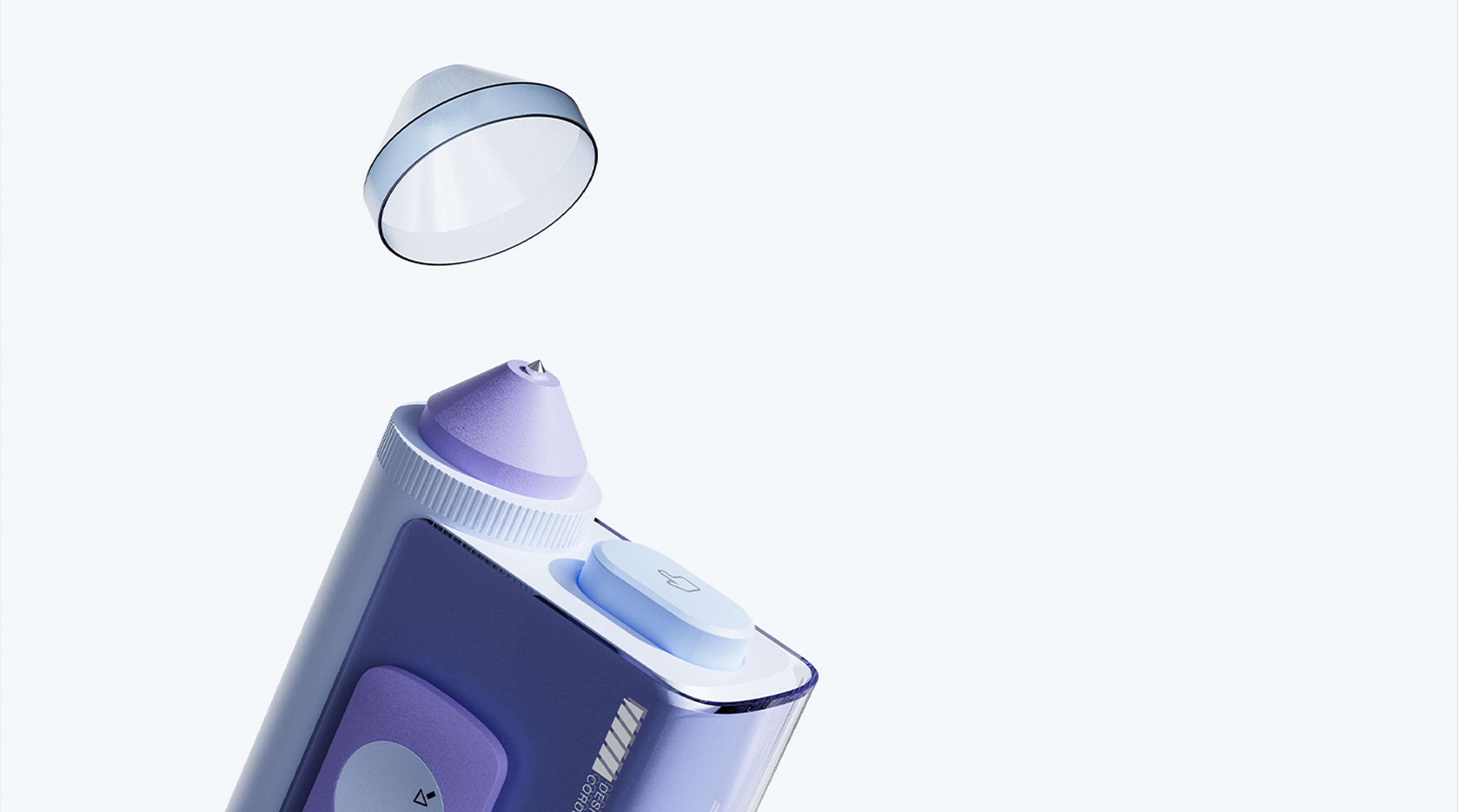 Wireless glue gun，Office Supplies，conceptual design，