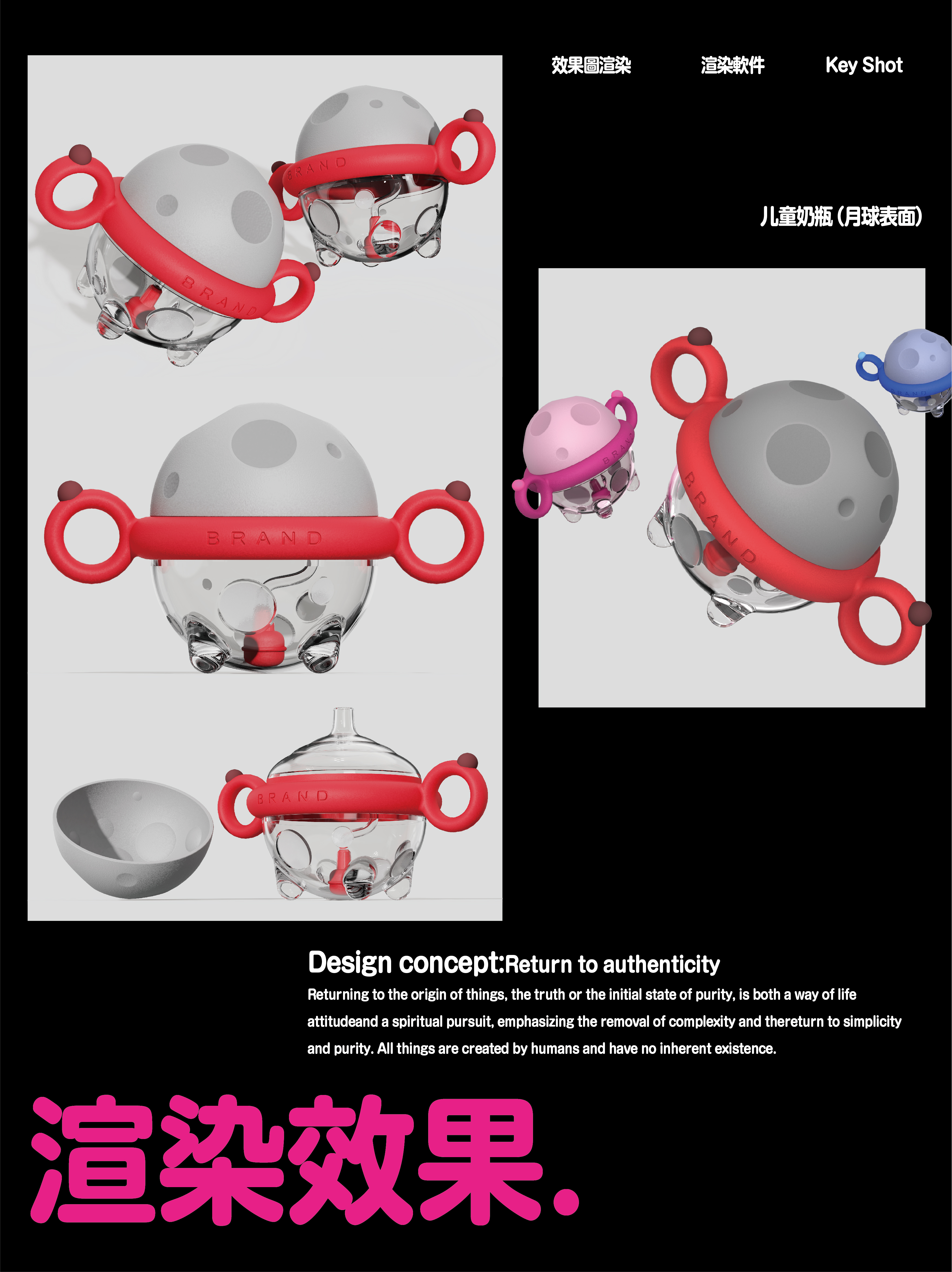 Baby Bottle，Appearance design，