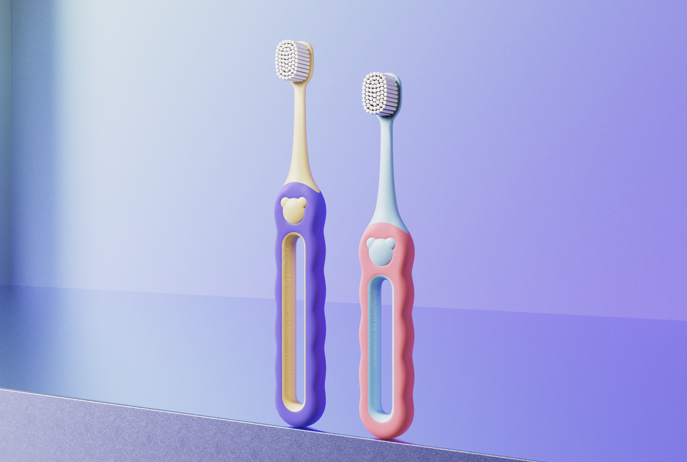 children，toothbrush，lovely，Hollowed out，