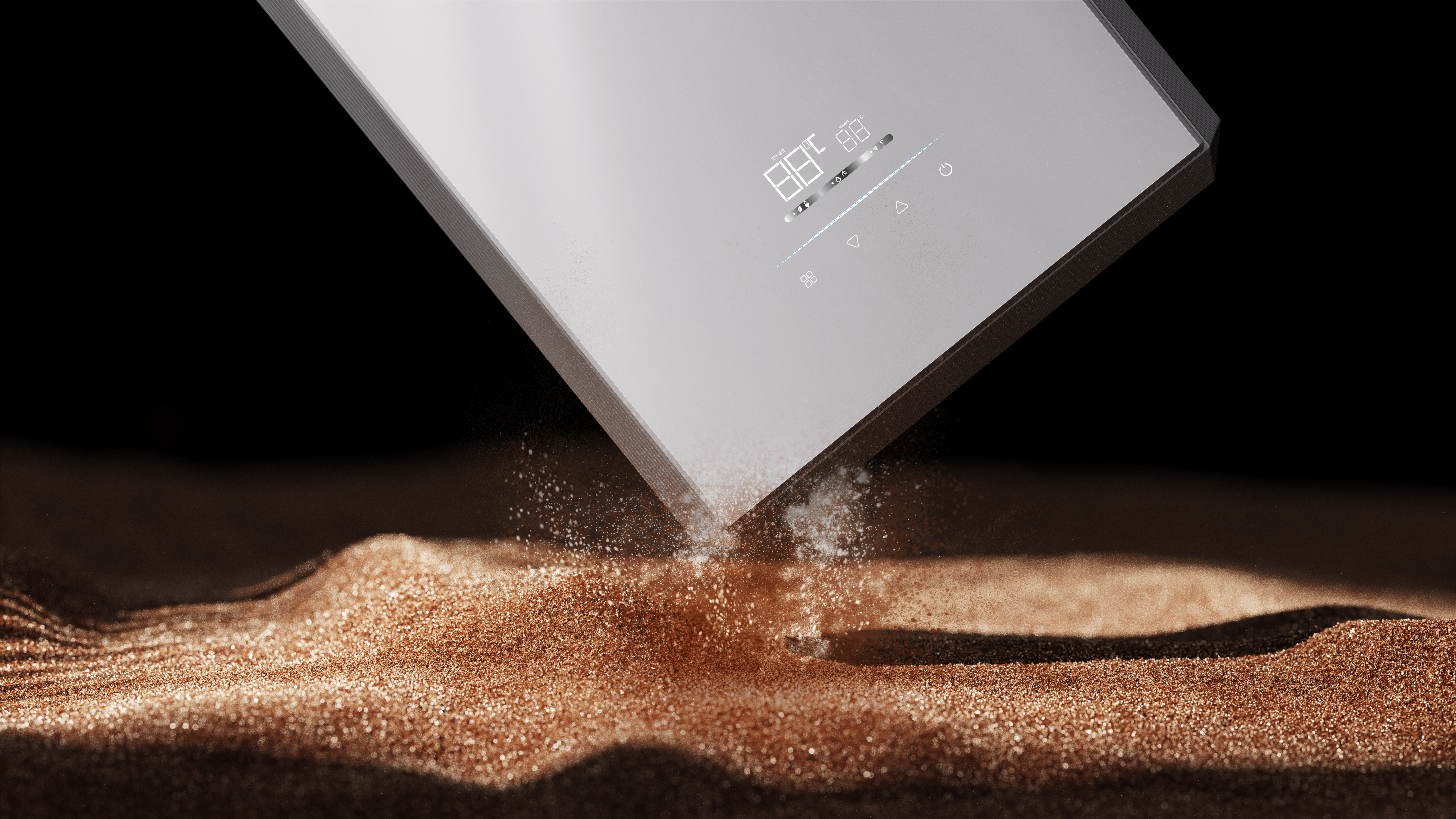 Minimalist geometry，Water heater design，Hard wind，