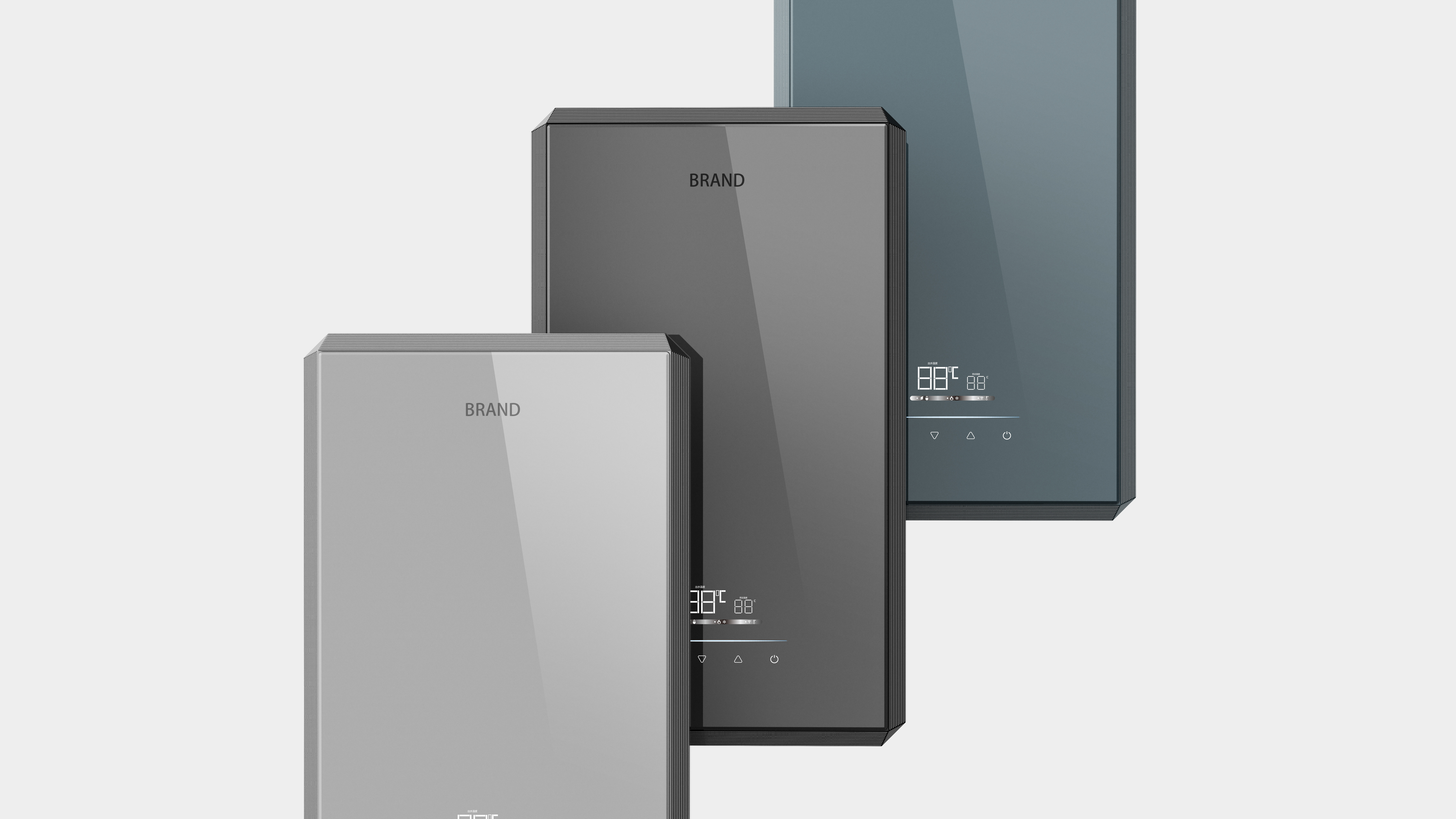 Minimalist geometry，Water heater design，Hard wind，