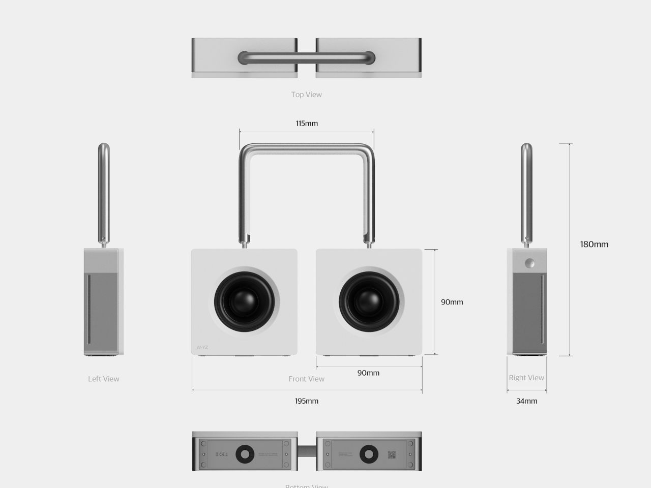 W-YZ，Portable loudspeaker，Digital，Electronic equipment，