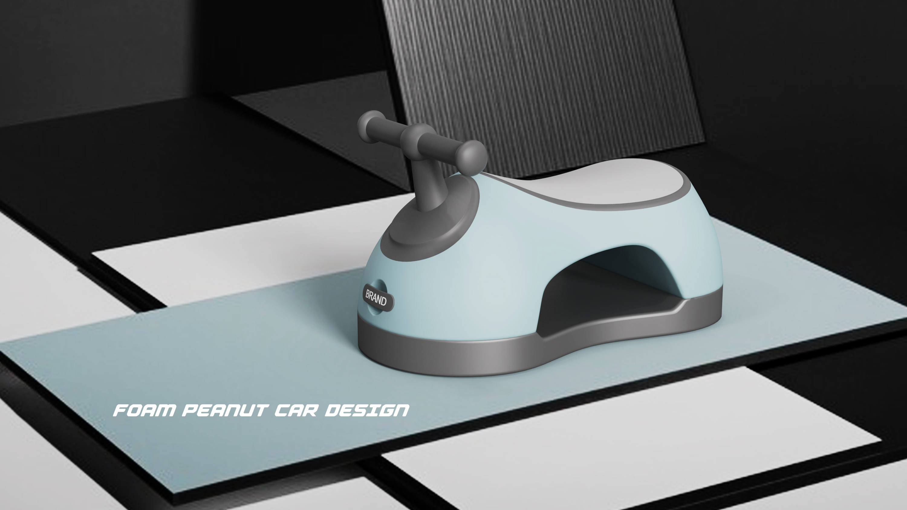 Peanut car，swing car，product design，