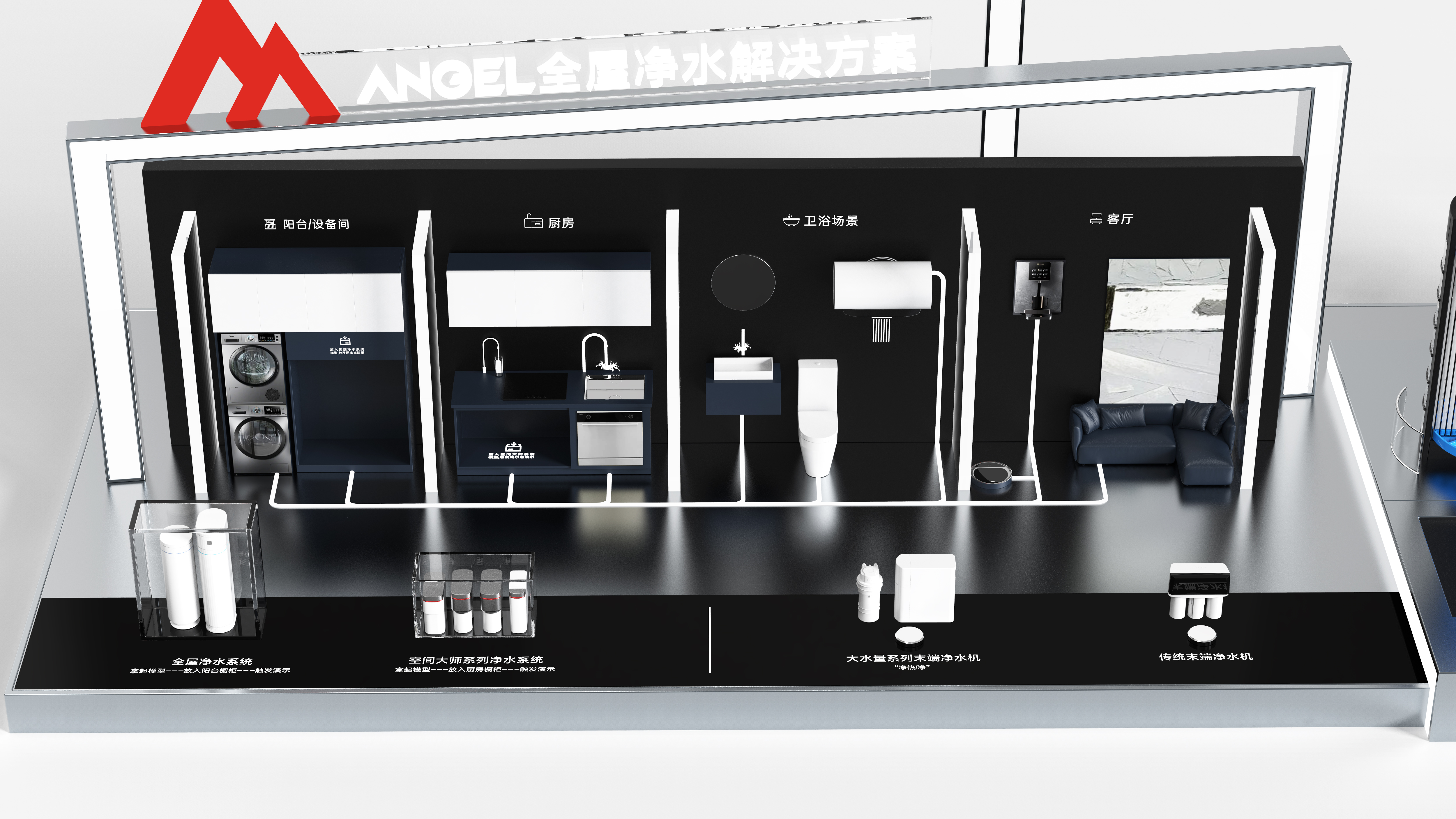 Water purifier，Angel，Demonstration Props，Display props，Space Master，