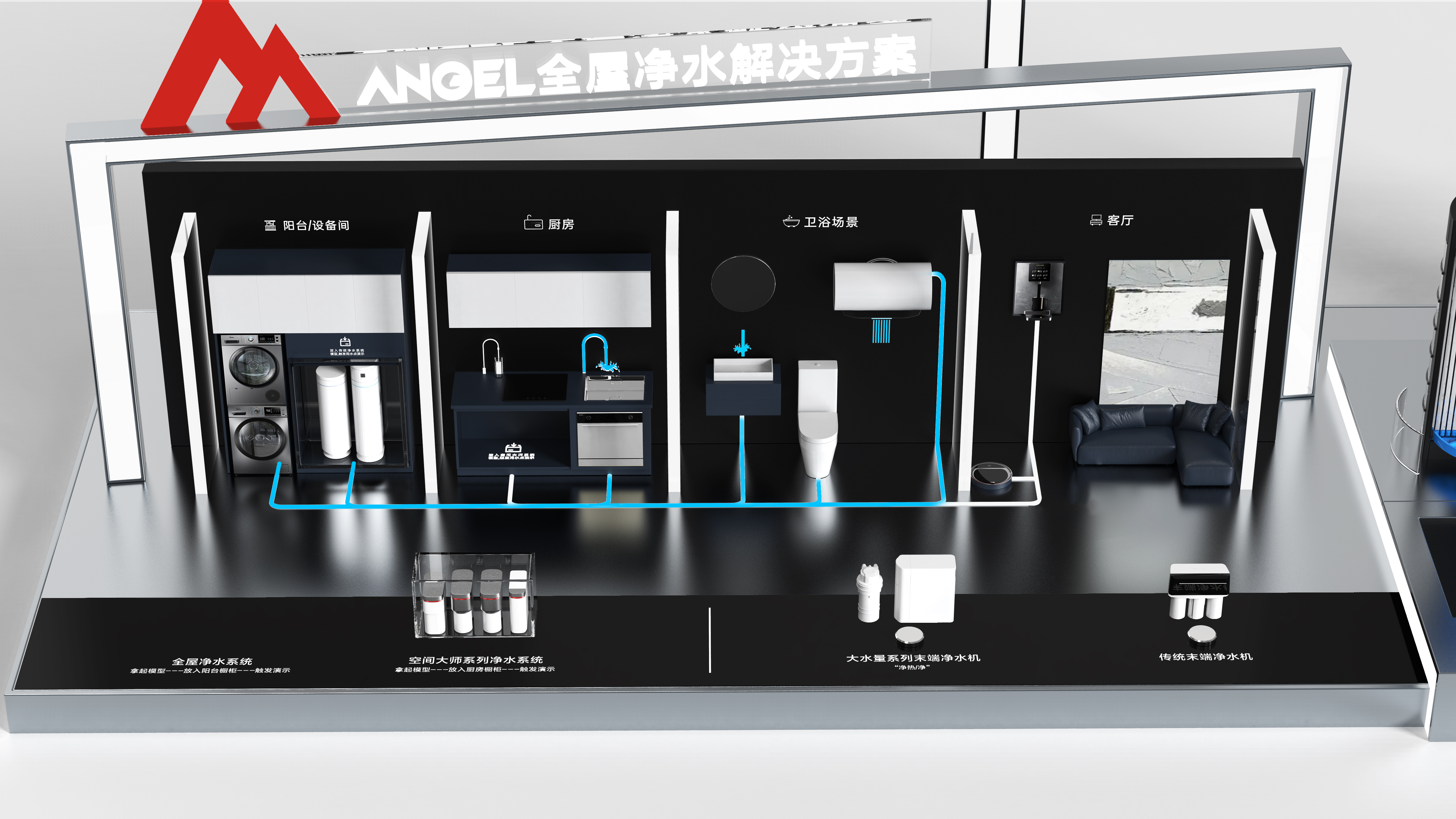 Water purifier，Angel，Demonstration Props，Display props，Space Master，