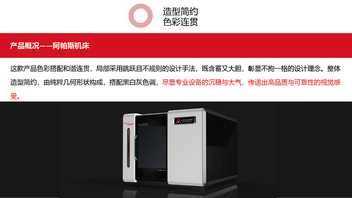 color coherence，Jump Design，geometric modeling ，Professional stability，Machine tool，