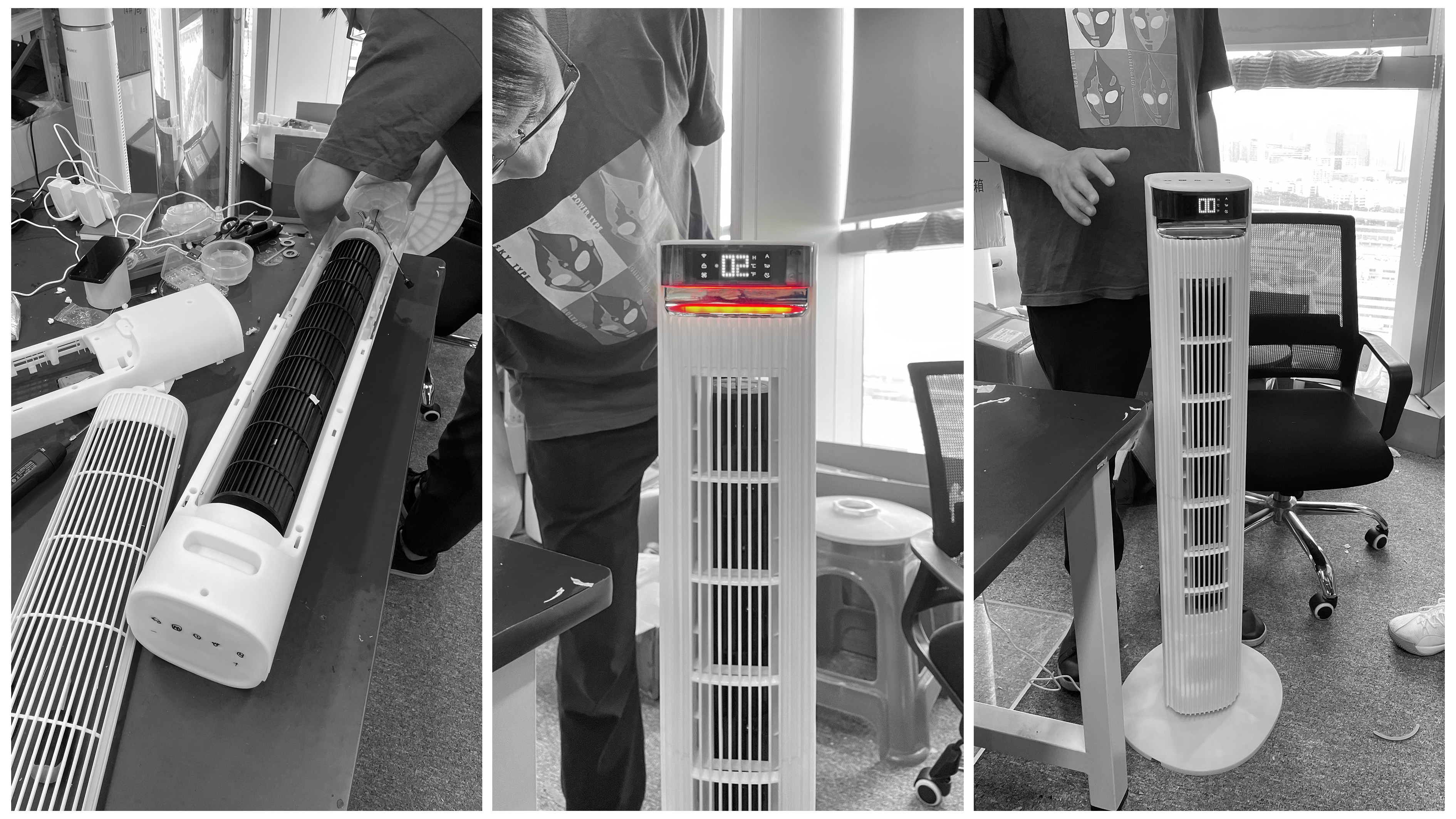 Tower fan，household electrical appliances，product design，industrial design，Fan，