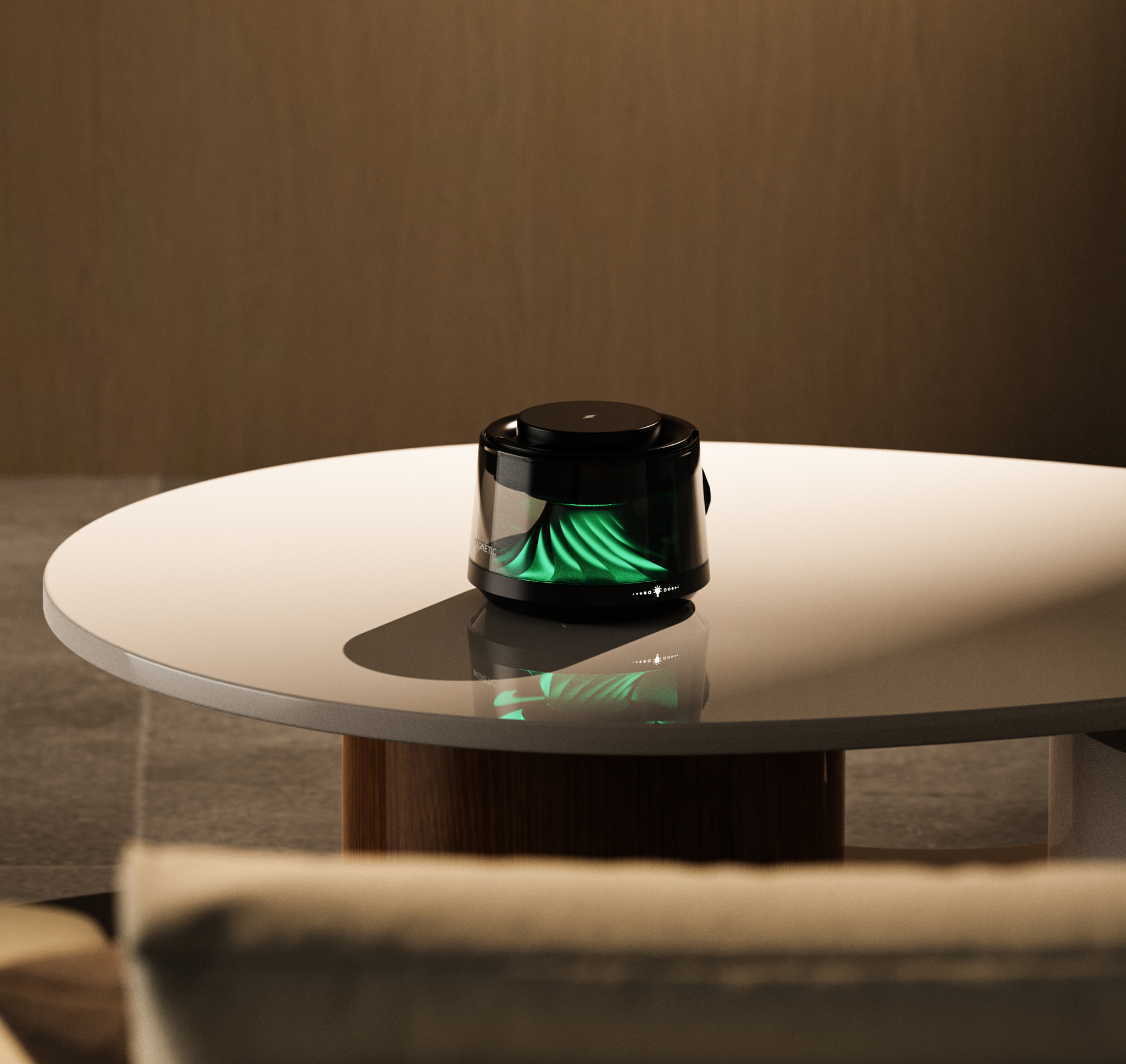 Wireless charging，sound，multi-function，Magnetic suction wireless charging，