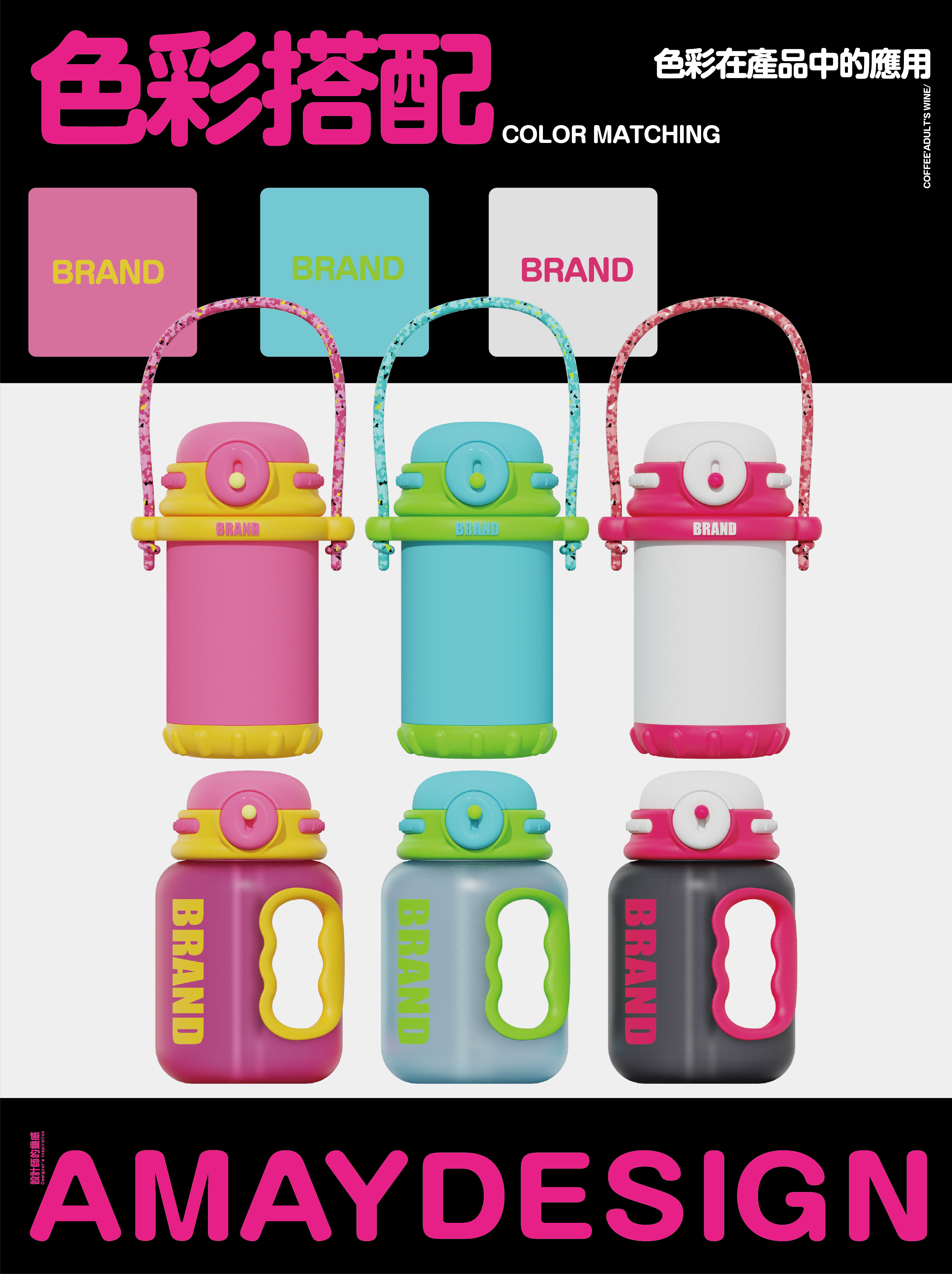 Cup design，Children's water cup，product design，Appearance design，Original design，