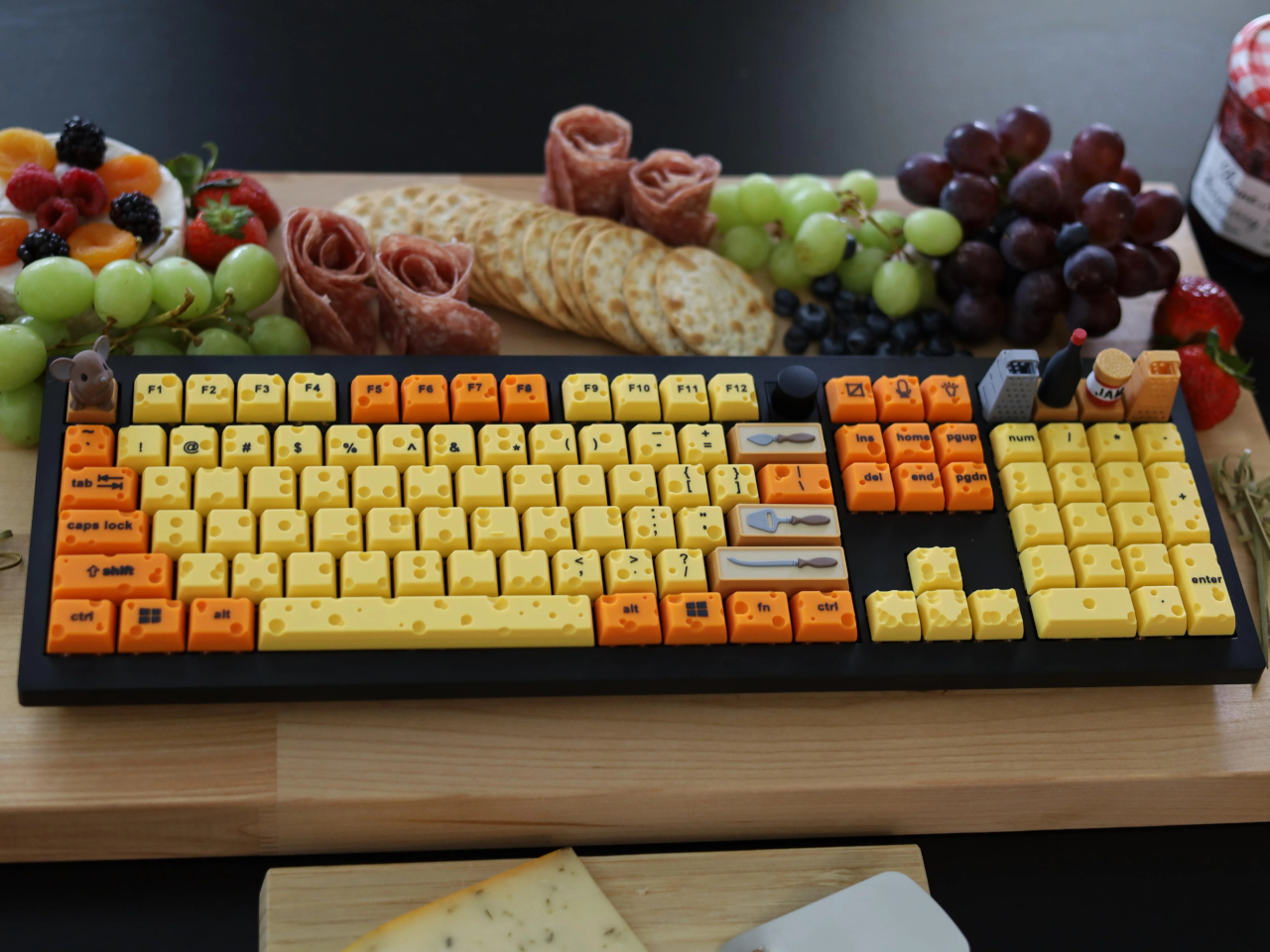 Cheese Keyboard，Mechanical keyboard，Creative Office，3D printing，