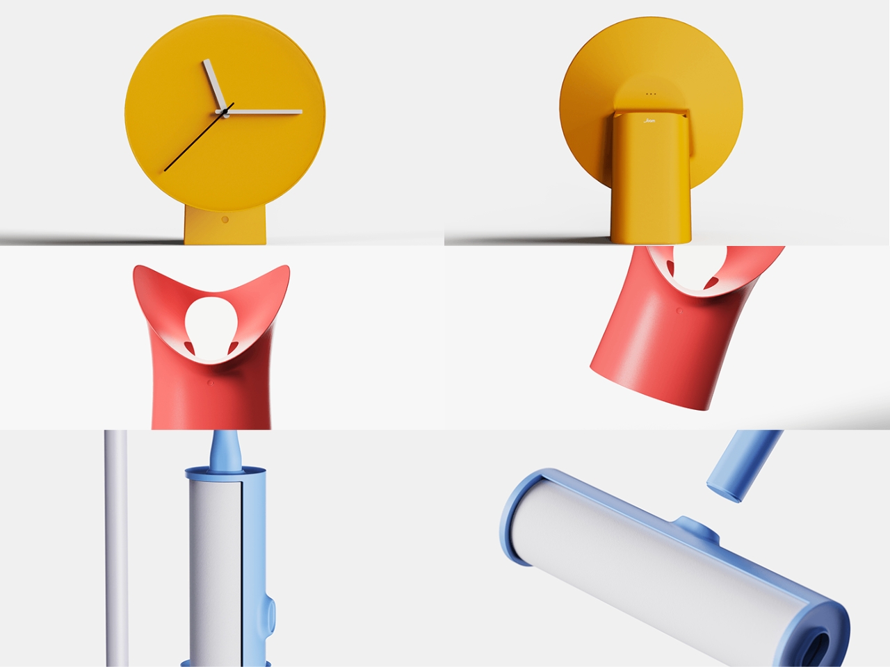 SOOM，coat hanger，Clock，Sculpture lamp，