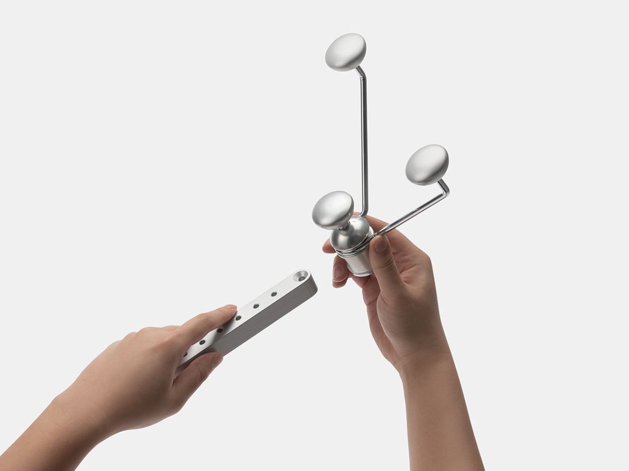 Dot Hanger，staff，stainless steel，modularization，