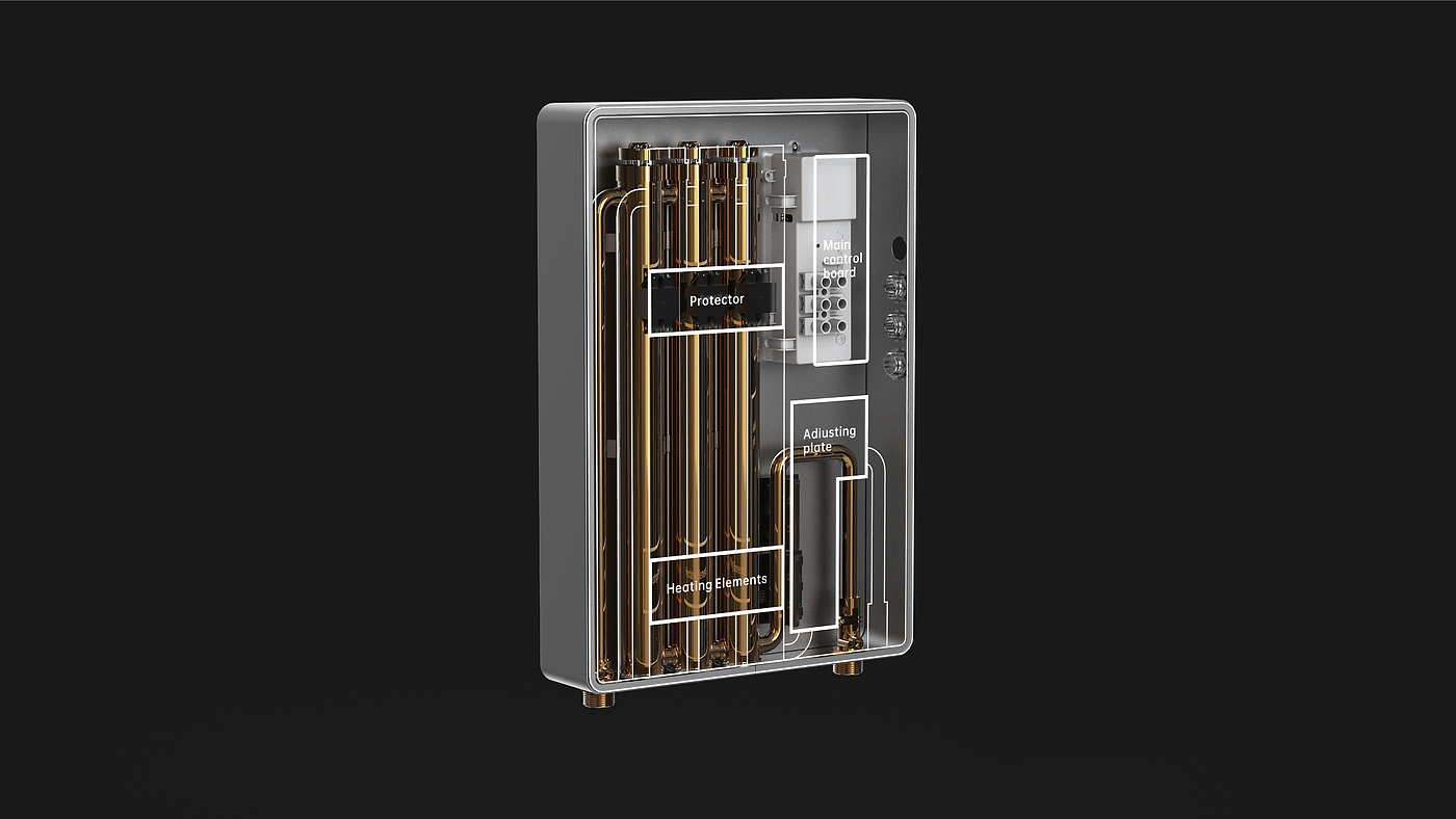 gas water heater，Transparent machine，