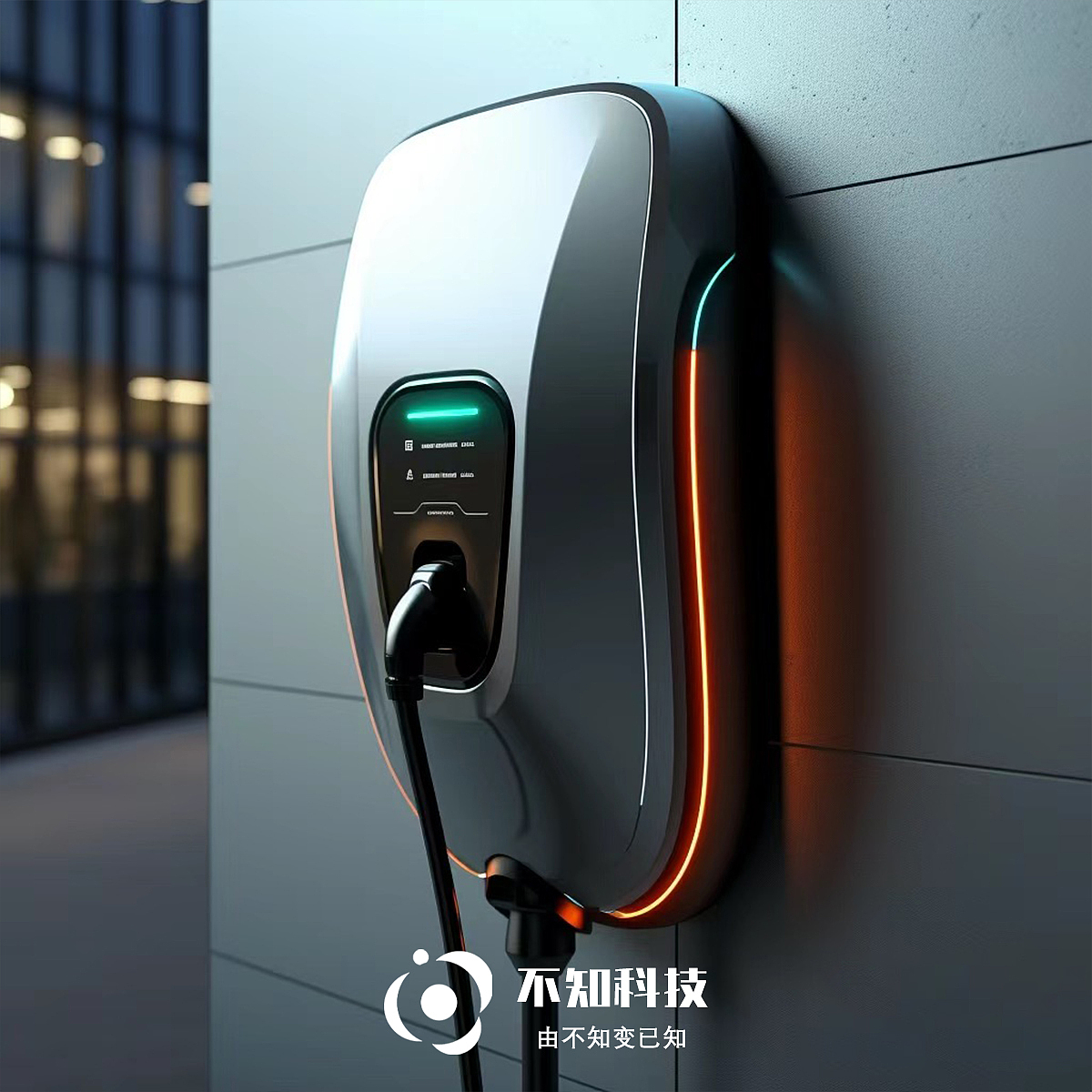 Charging pile，New energy design，Sense of science and technology，Future design，