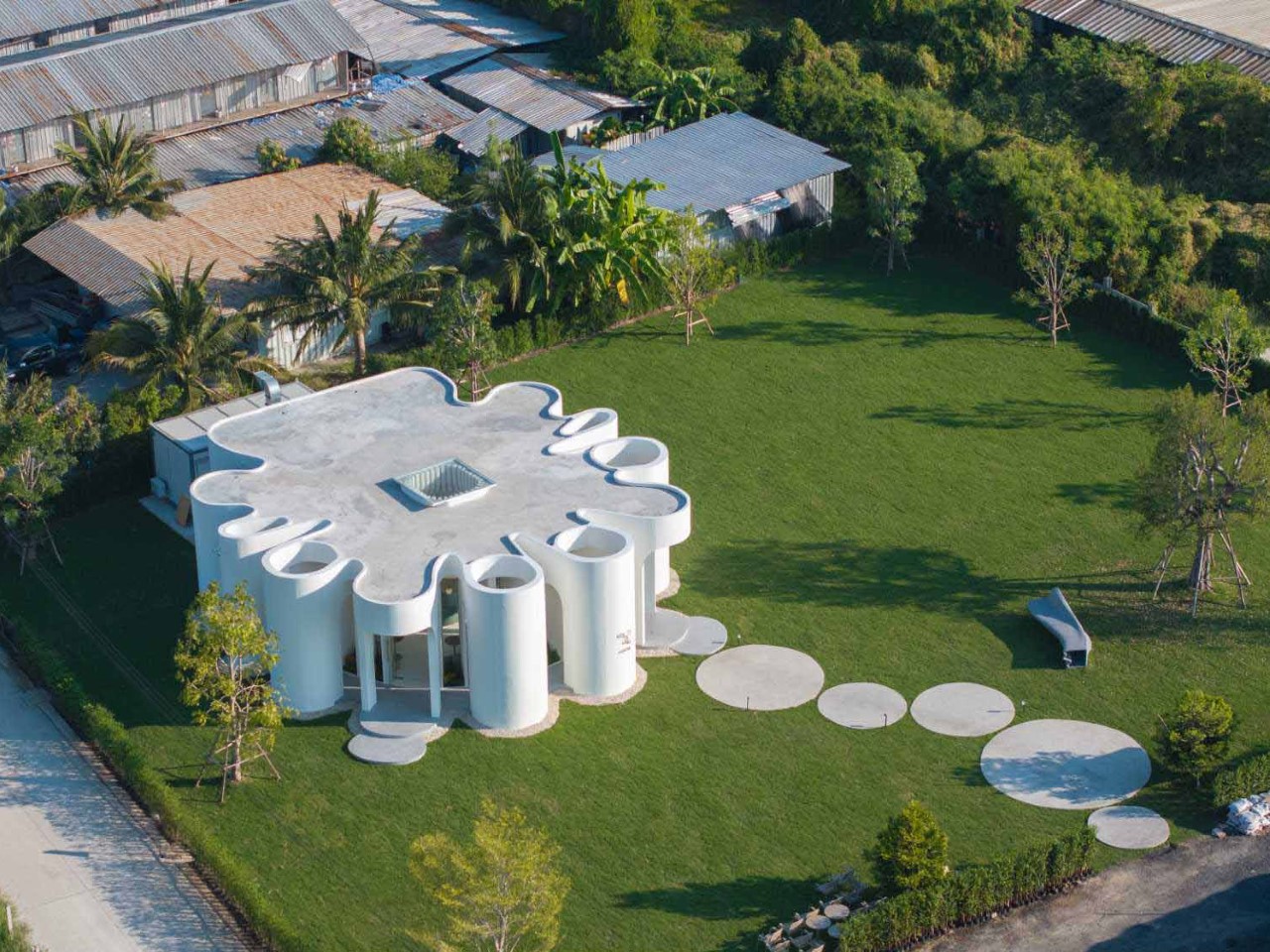 The Sculpture Cafe，Architecture，environmental design，Sculptural Café，