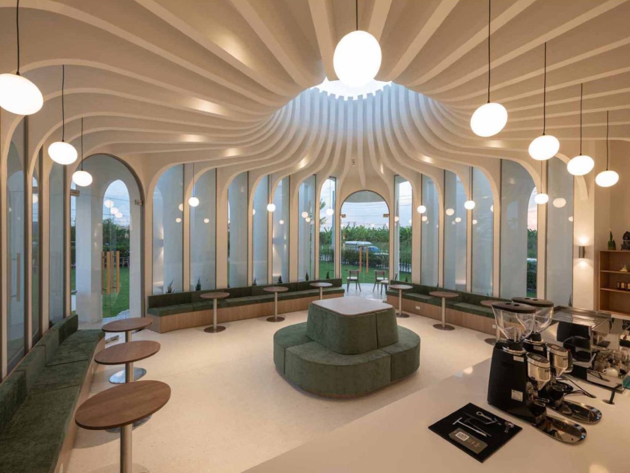 The Sculpture Cafe，Architecture，environmental design，Sculptural Café，