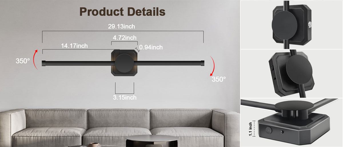 Wall lamp，bendable wall lamp，Home wall lamp，Bathroom wall lamp，Metal wall lamp，Indoor wall lamp，