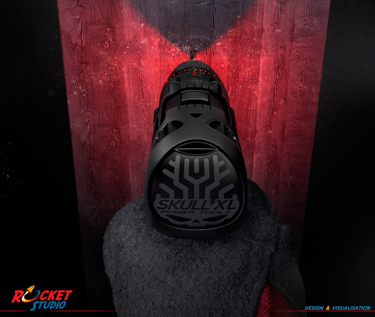 industrial design，tool，conceptual design，Electric drill，