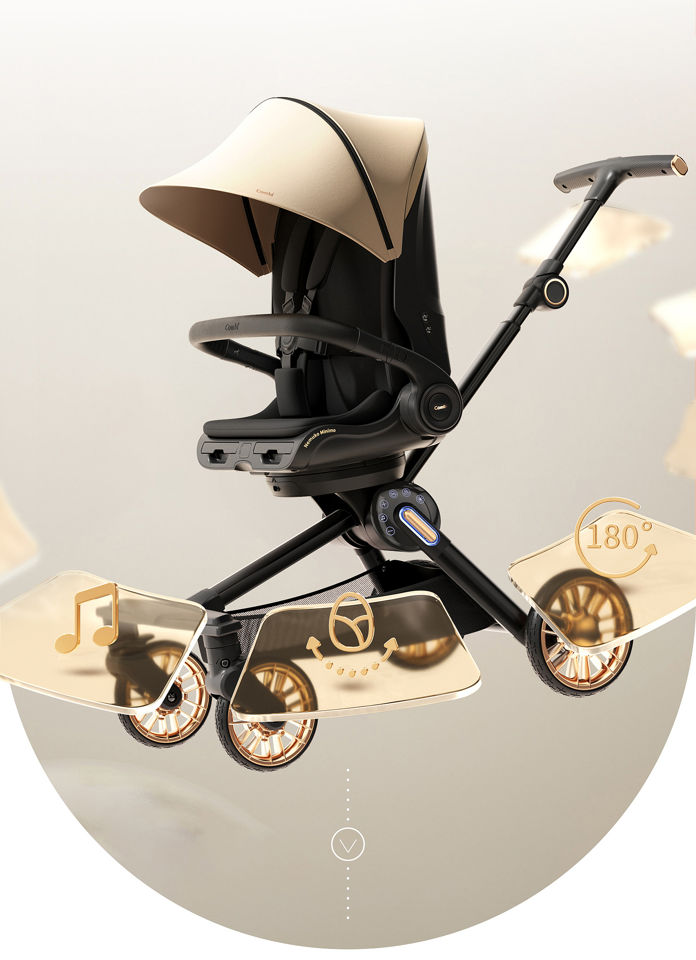 Baby stroller，Coax baby car，Maternal and infant products，Baby stroller，