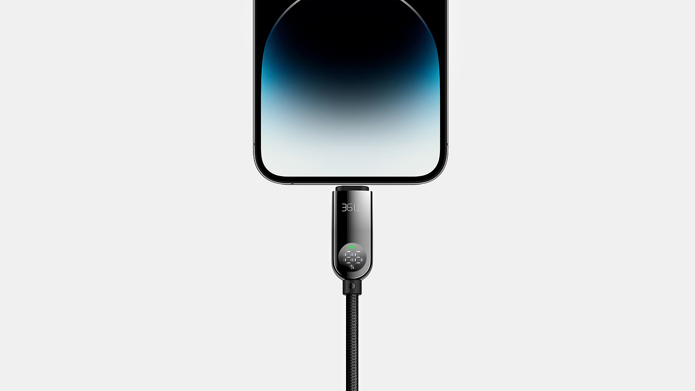 data line，charge，LED display screen，Real-time display of electric quantity，Intelligent and efficient，