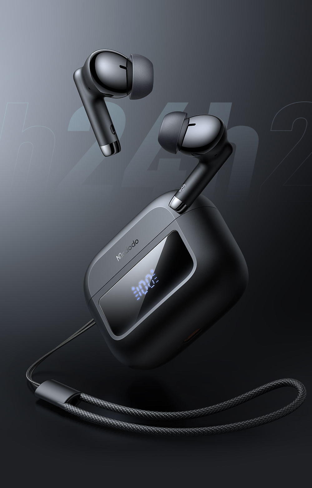 tws，B04，Wireless headset，Digital screen，Consumer electronics，product design，