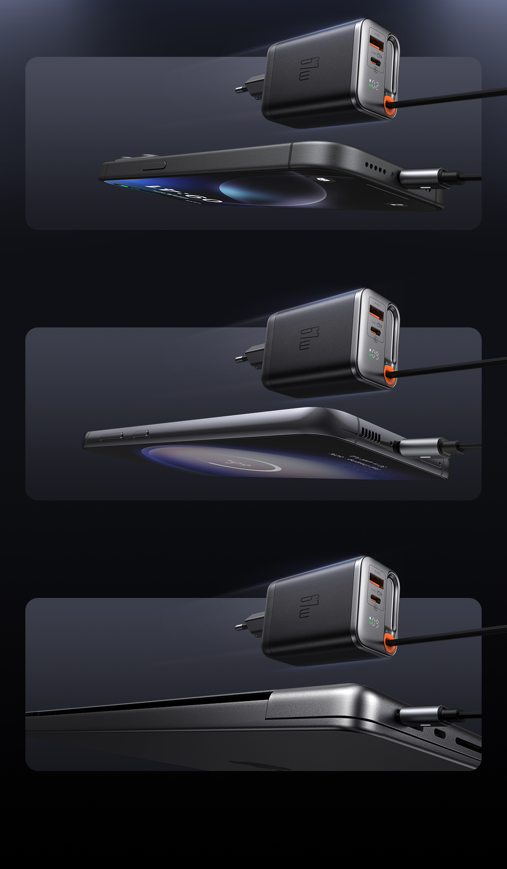 67W fast charge，Charger，Data line expansion，Intelligent digital，product design，product，Design，3c，