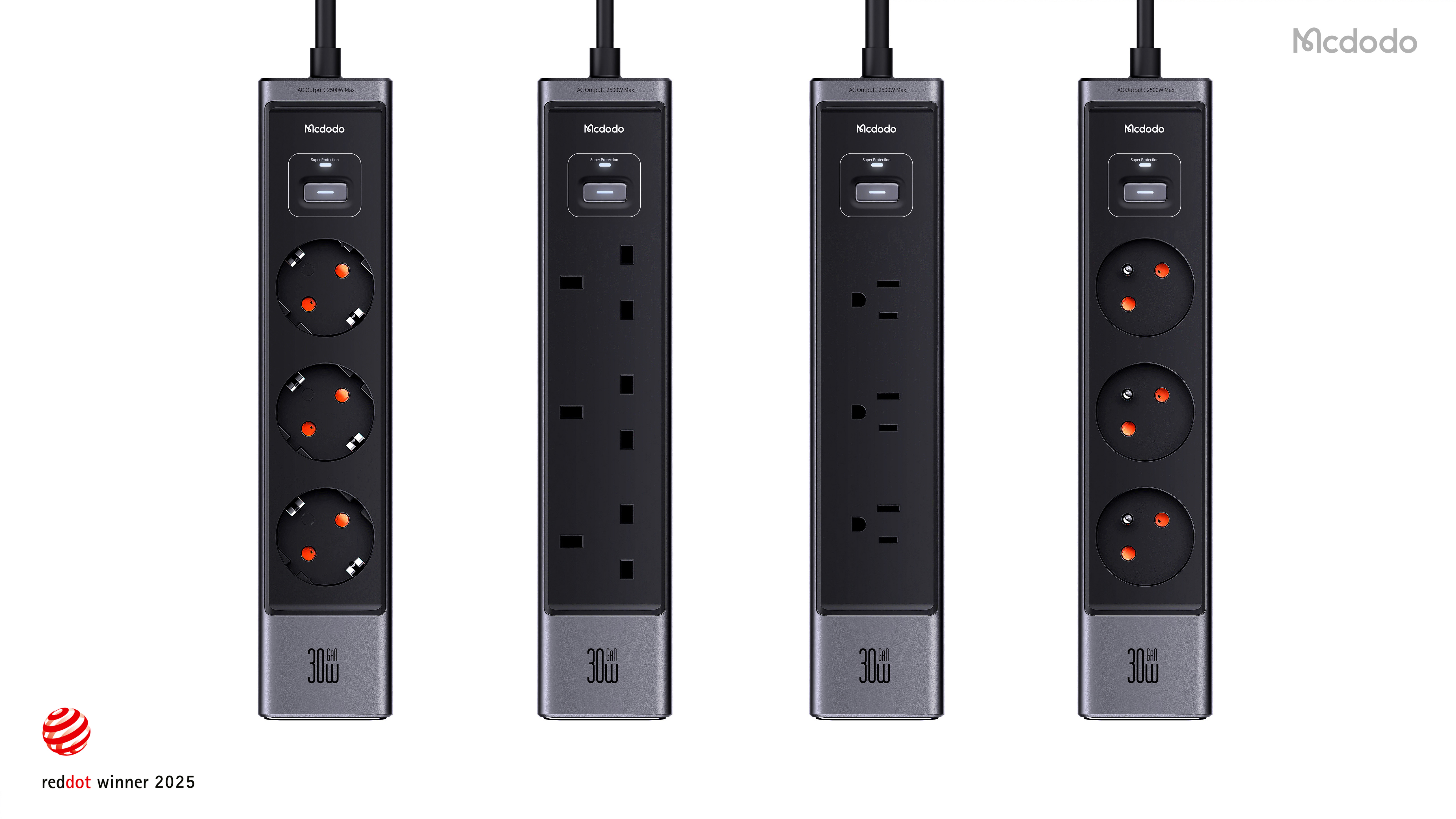 Desktop plug-in，Red Dot Award 2025，Intelligent and efficient，All-in-one port，Digital intelligence，Design，product，charge，