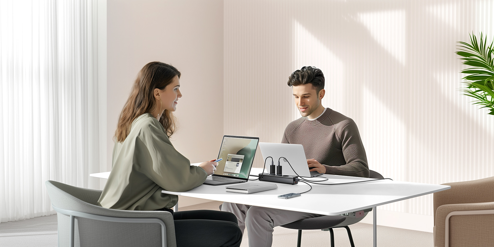 Desktop plug-in，Red Dot Award 2025，Intelligent and efficient，All-in-one port，Digital intelligence，Design，product，charge，