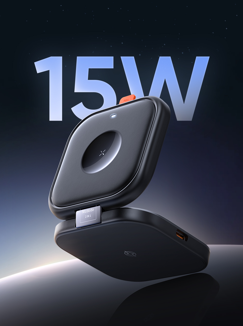 Wireless charging，iwatch wireless charging，Mobile phone bracket，fold，Portable，Ultra Mini，Sense of science and technology，Simple digital，