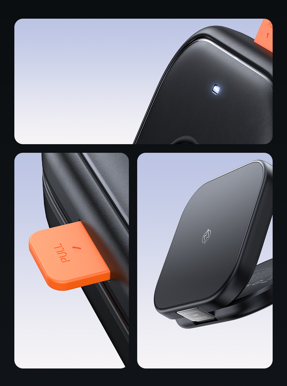 Wireless charging，iwatch wireless charging，Mobile phone bracket，fold，Portable，Ultra Mini，Sense of science and technology，Simple digital，