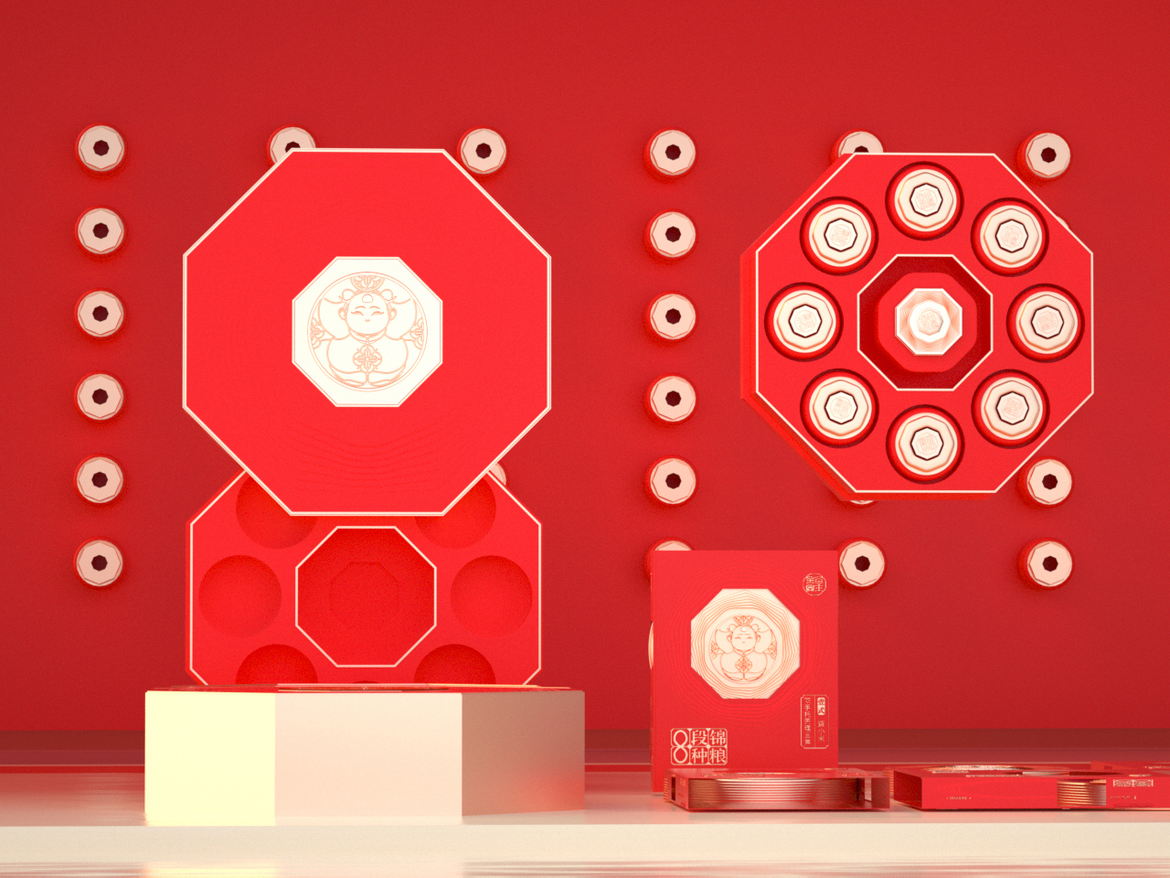 grain packaging design，packing design，Original design，Packaging Design of Fast Consumer Goods，Illustration design，Series packaging，Chinese packaging，Guofeng Packaging，