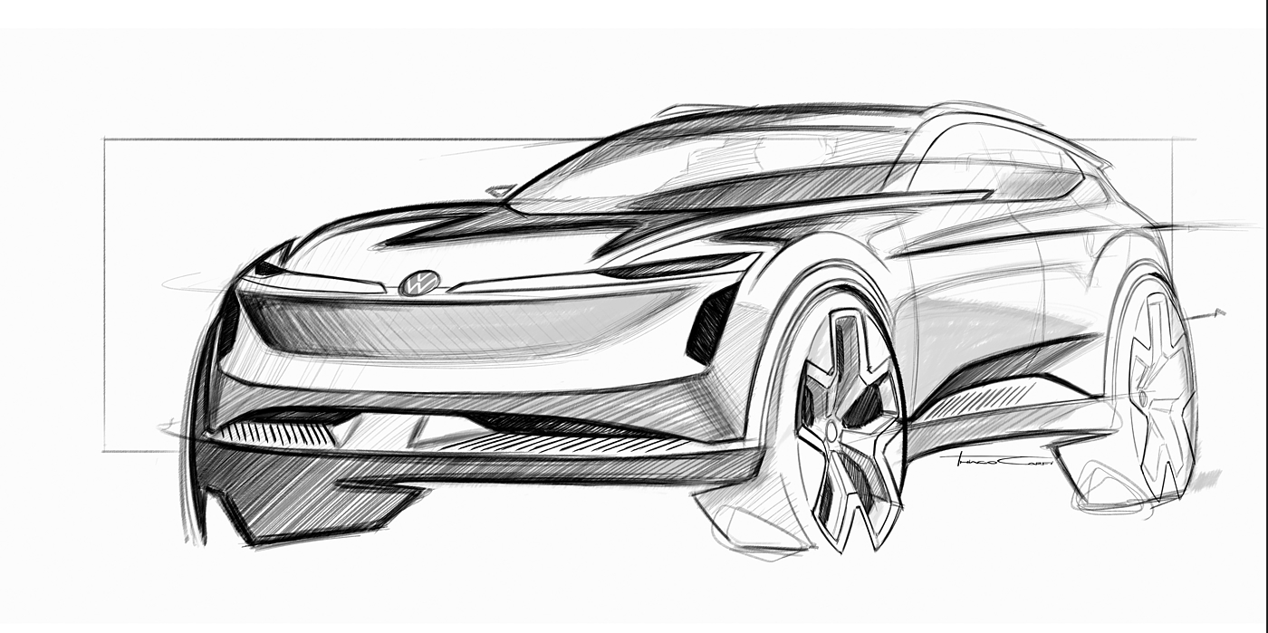 car，Volkswagen，exterior，design，